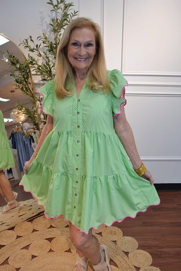 Key Lime Cutie Dress by Entro