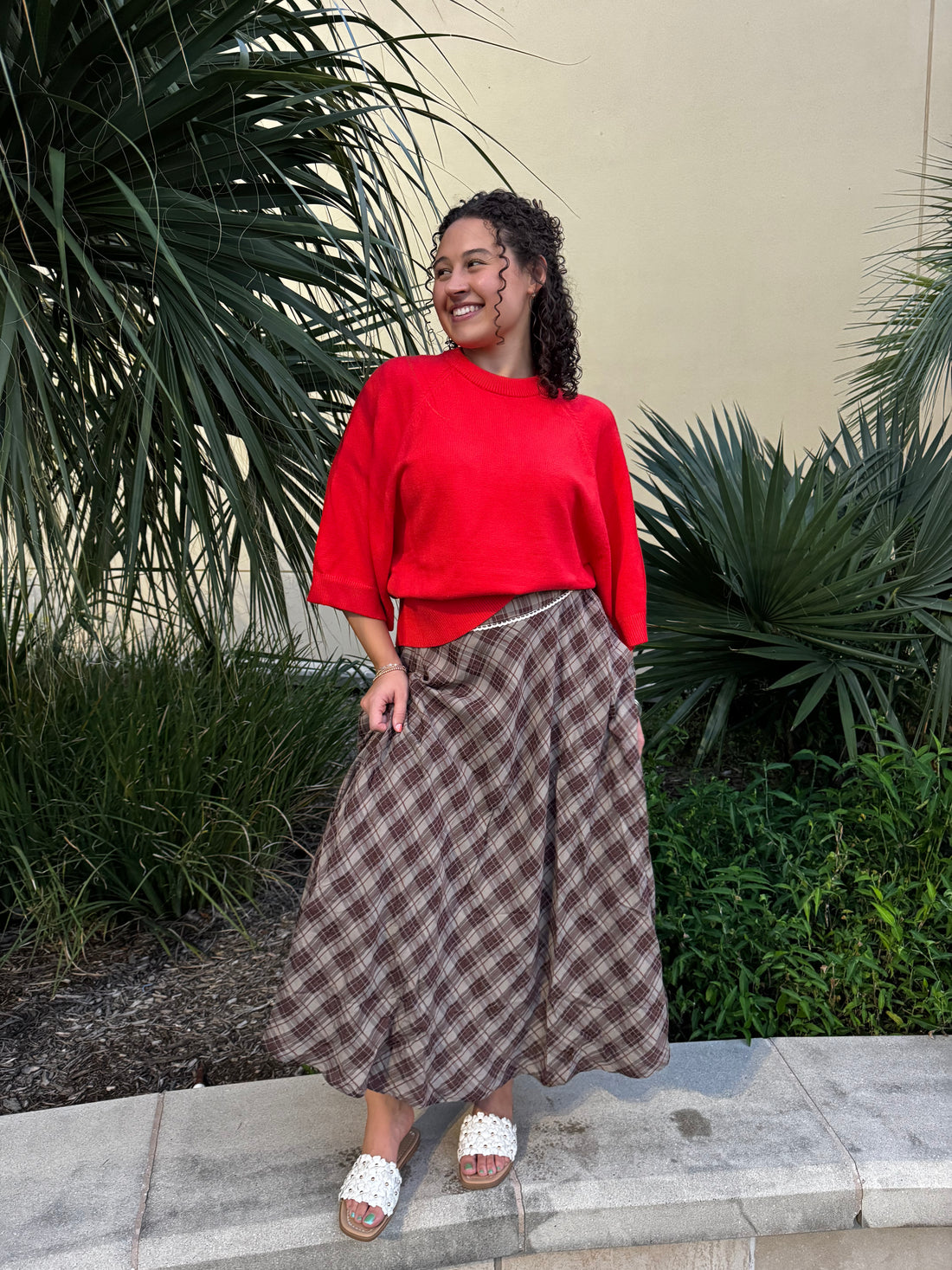 Drop Shoulder Soft Comfy Sweater Top