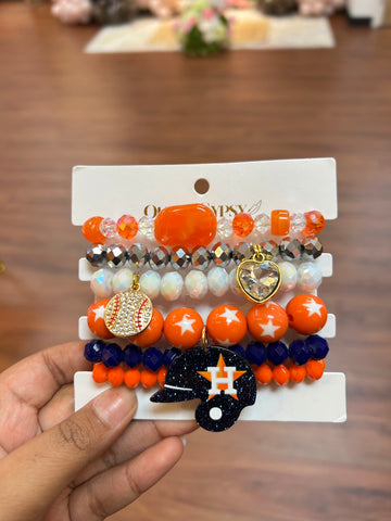 Ballpark Bling Bracelet By Queen Gypsy