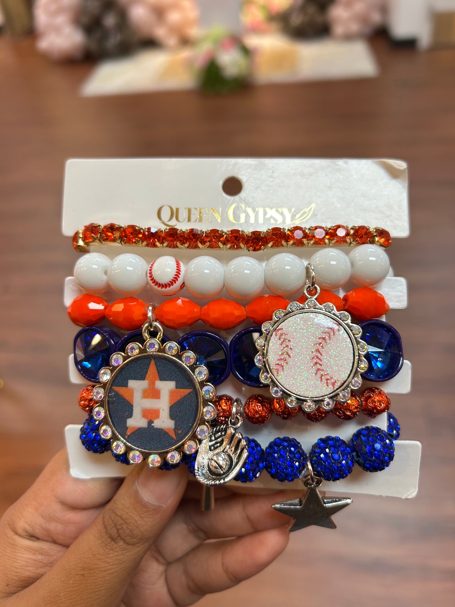 Stros Baseball Stack Bracelets By Queen Gypsy