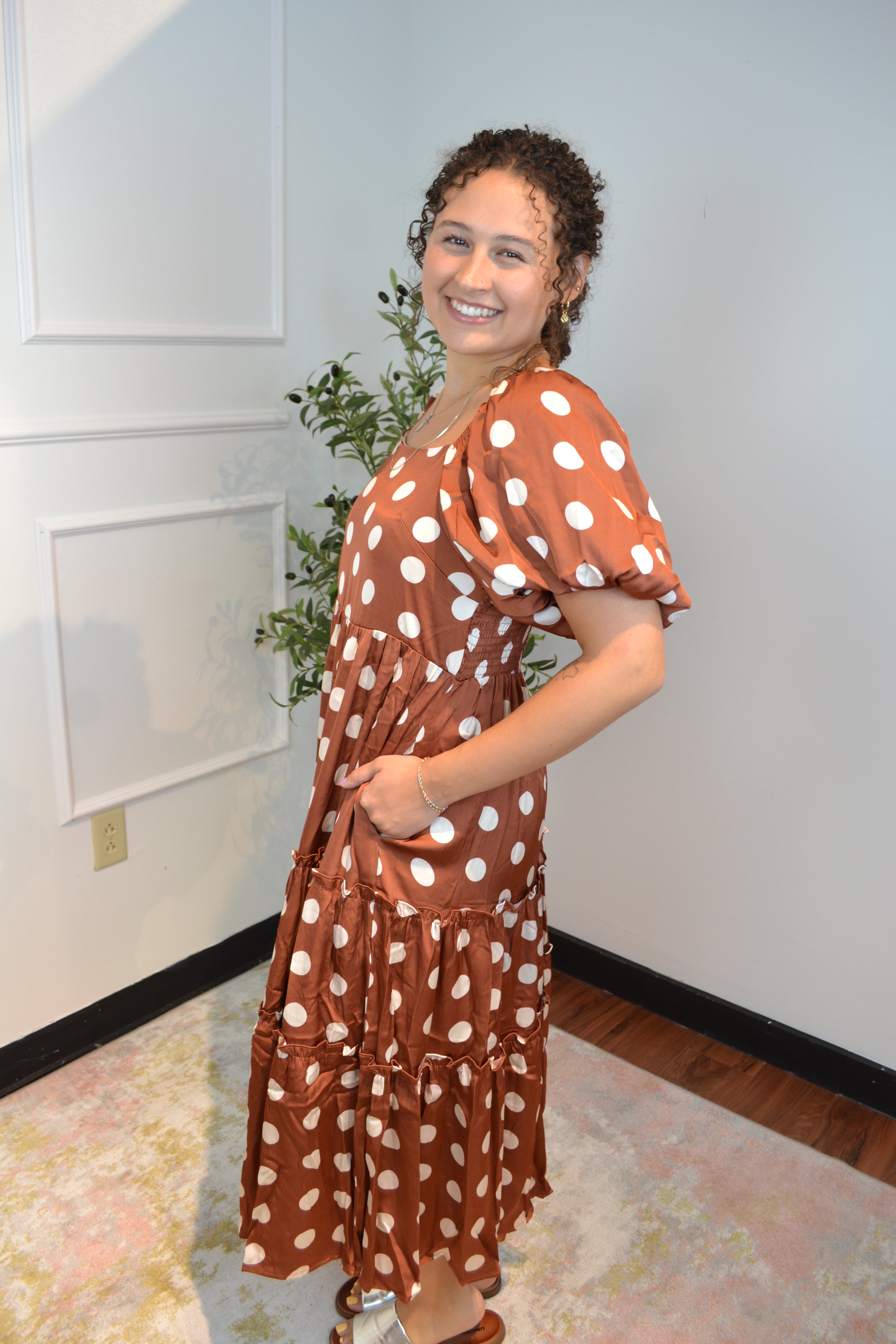Maple Grove Midi Dress By Jodifl