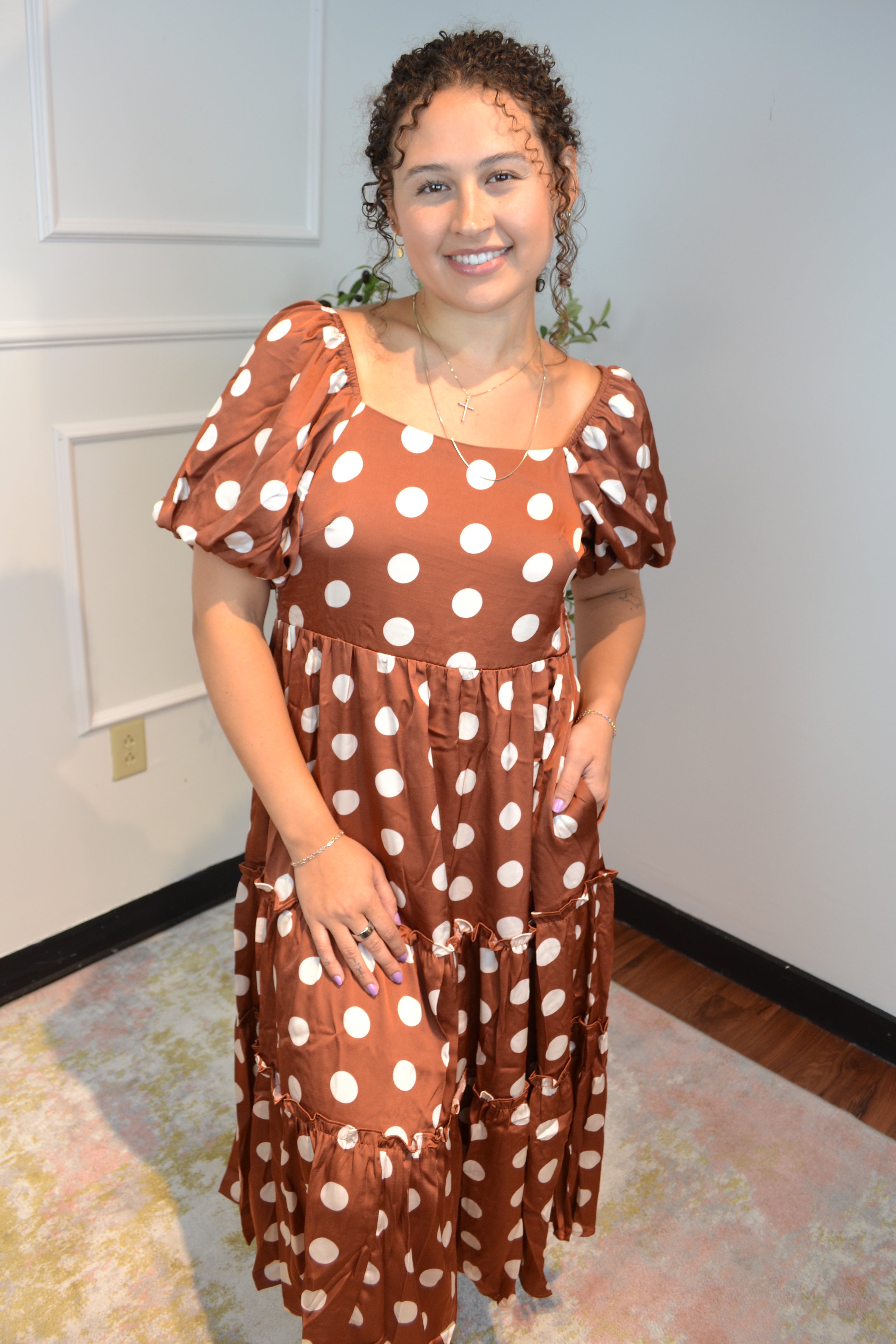 Maple Grove Midi Dress By Jodifl