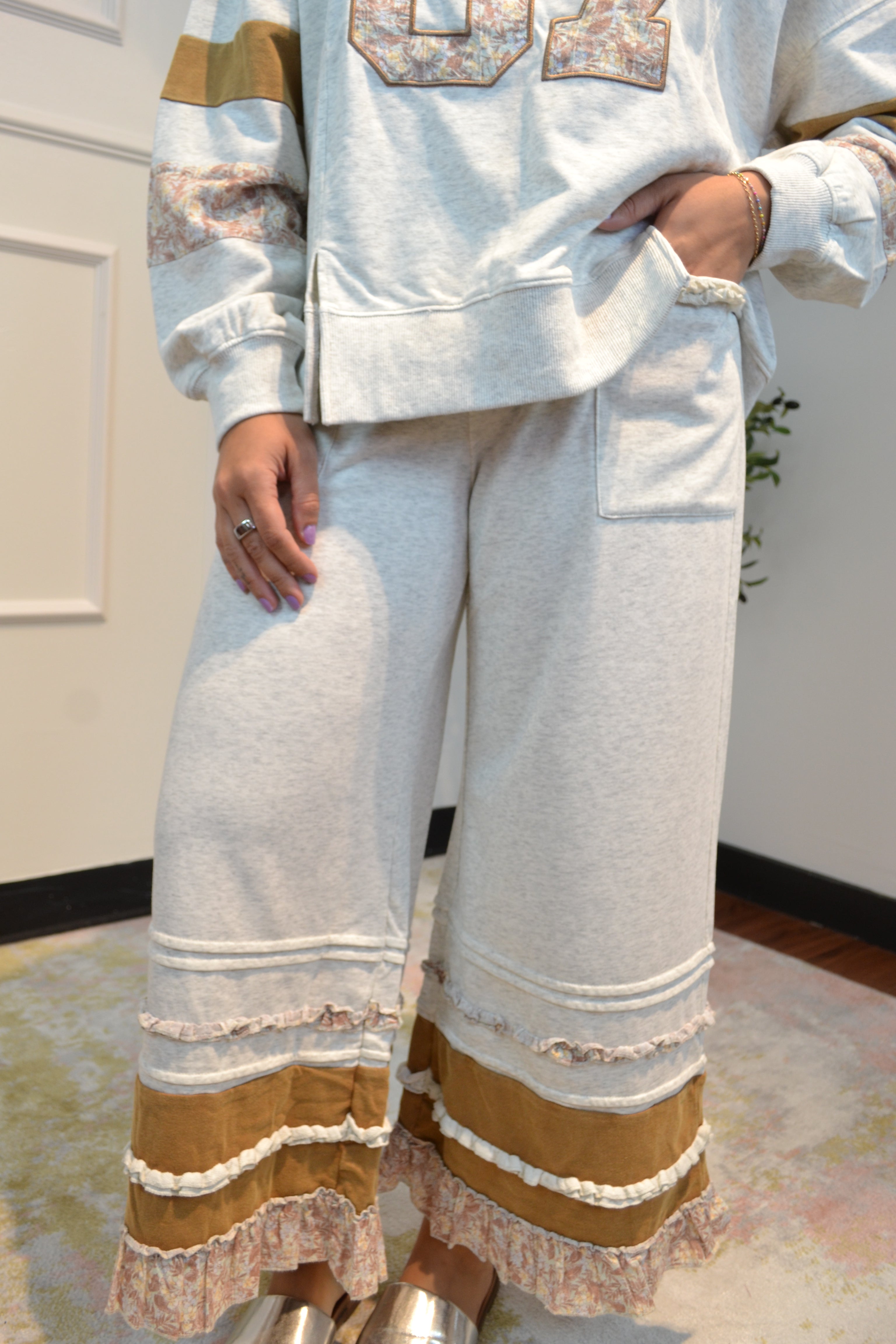 Vintage Blossom Pants By Easel