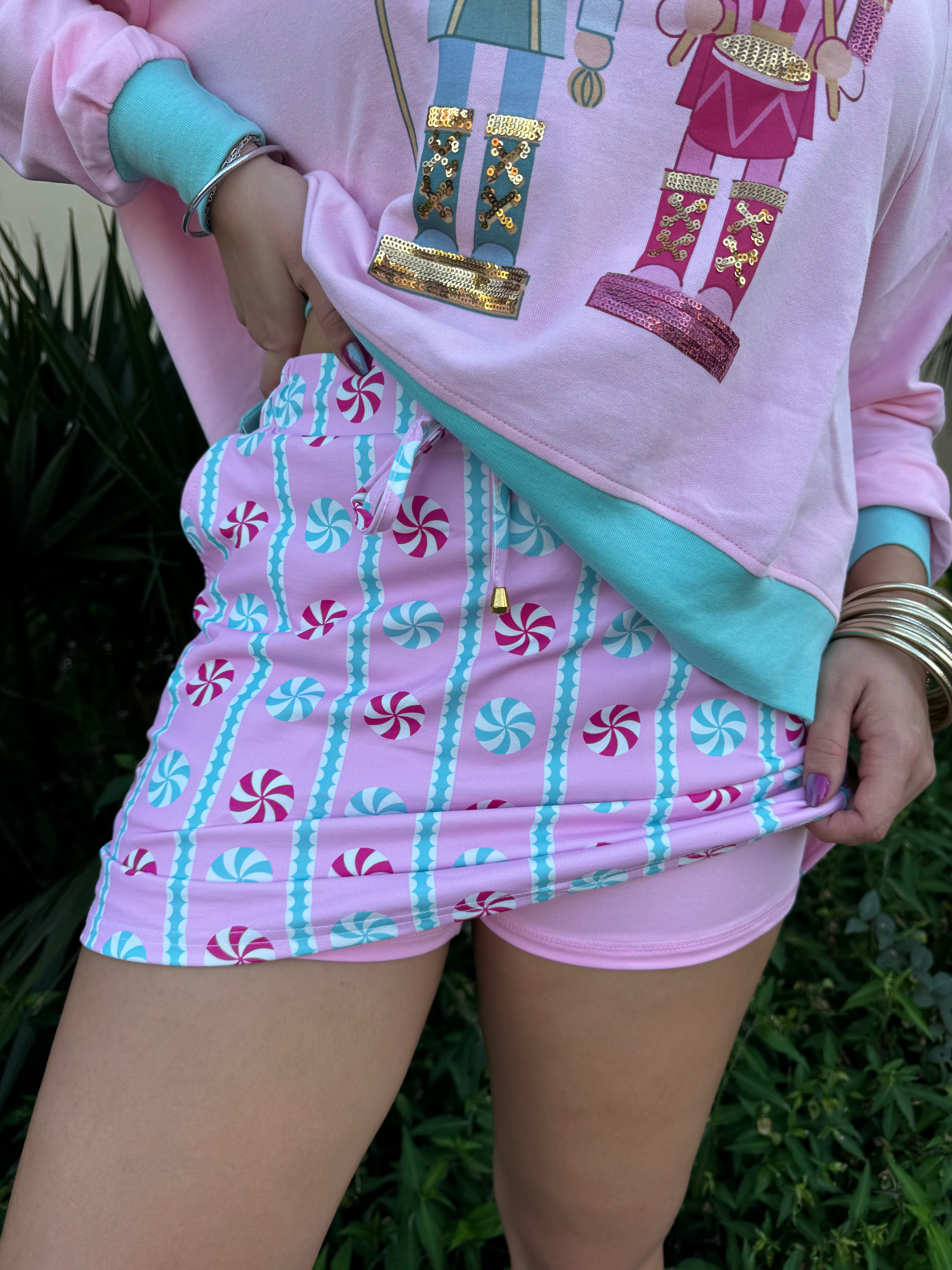 Whimsy Peppermint Skort