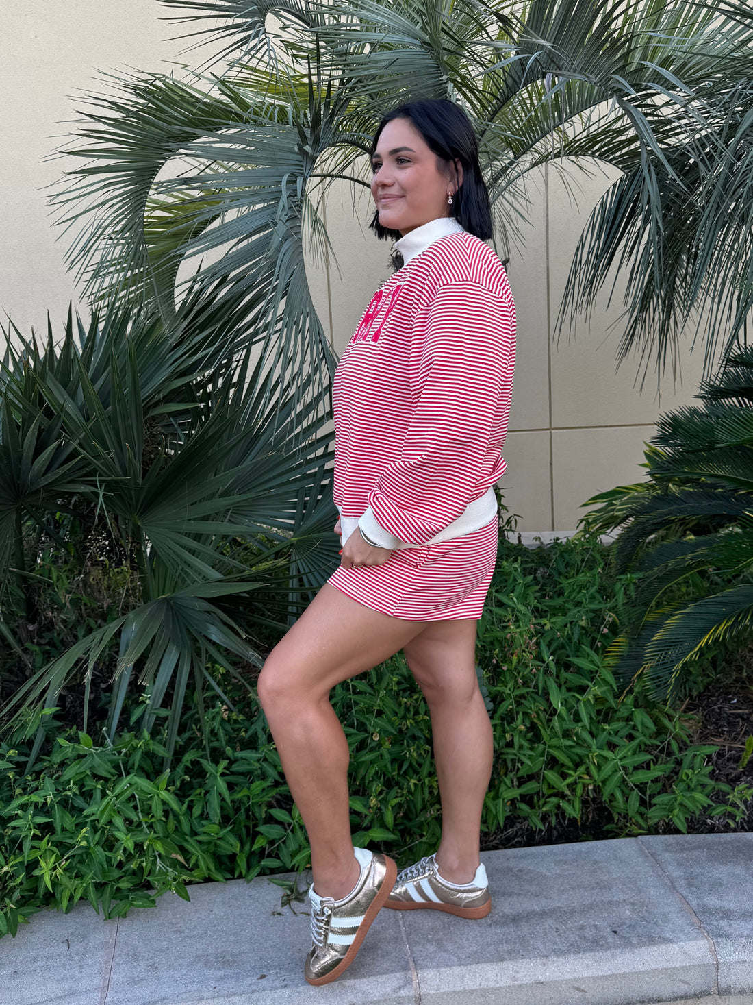Merry & Bright Striped Top & Shorts Set