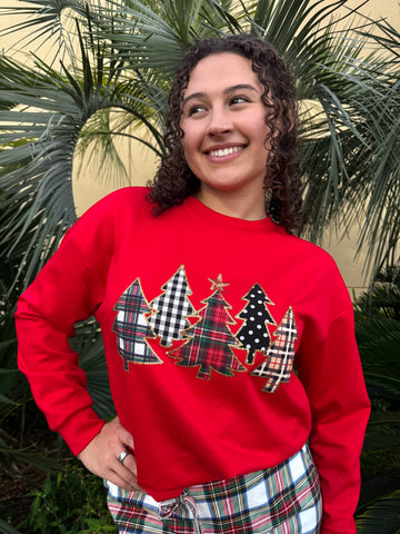 Holiday Trees Luxe Pullover