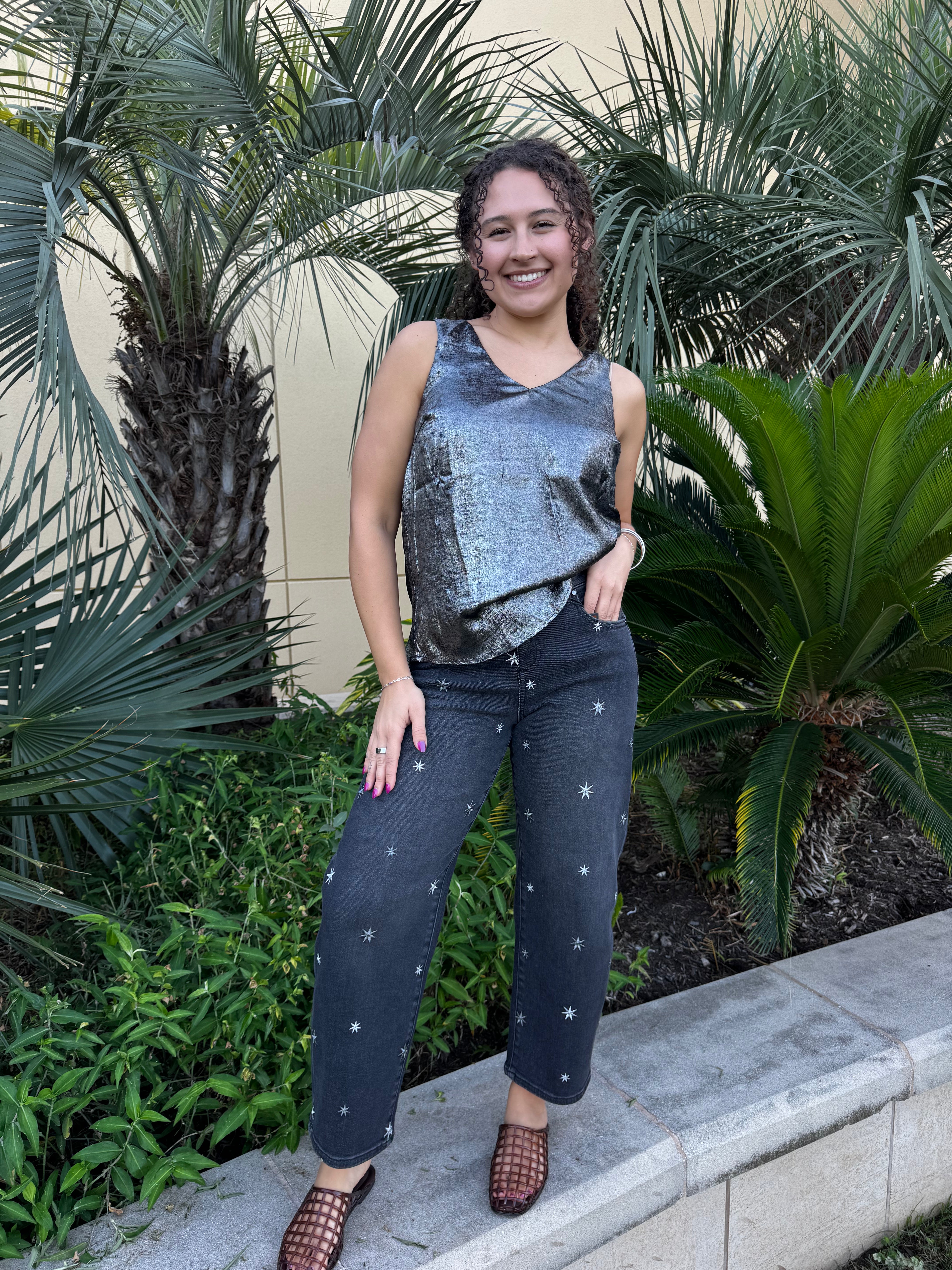 Silver Lining Metallic Foil Tank