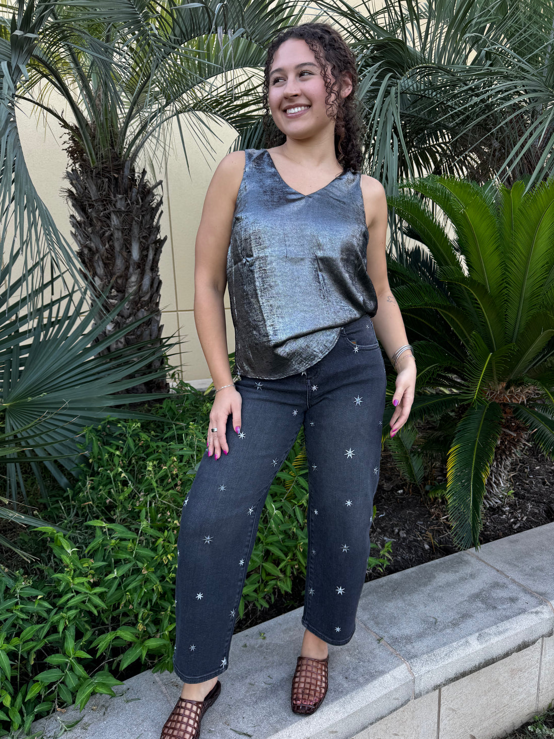 Silver Lining Metallic Foil Tank