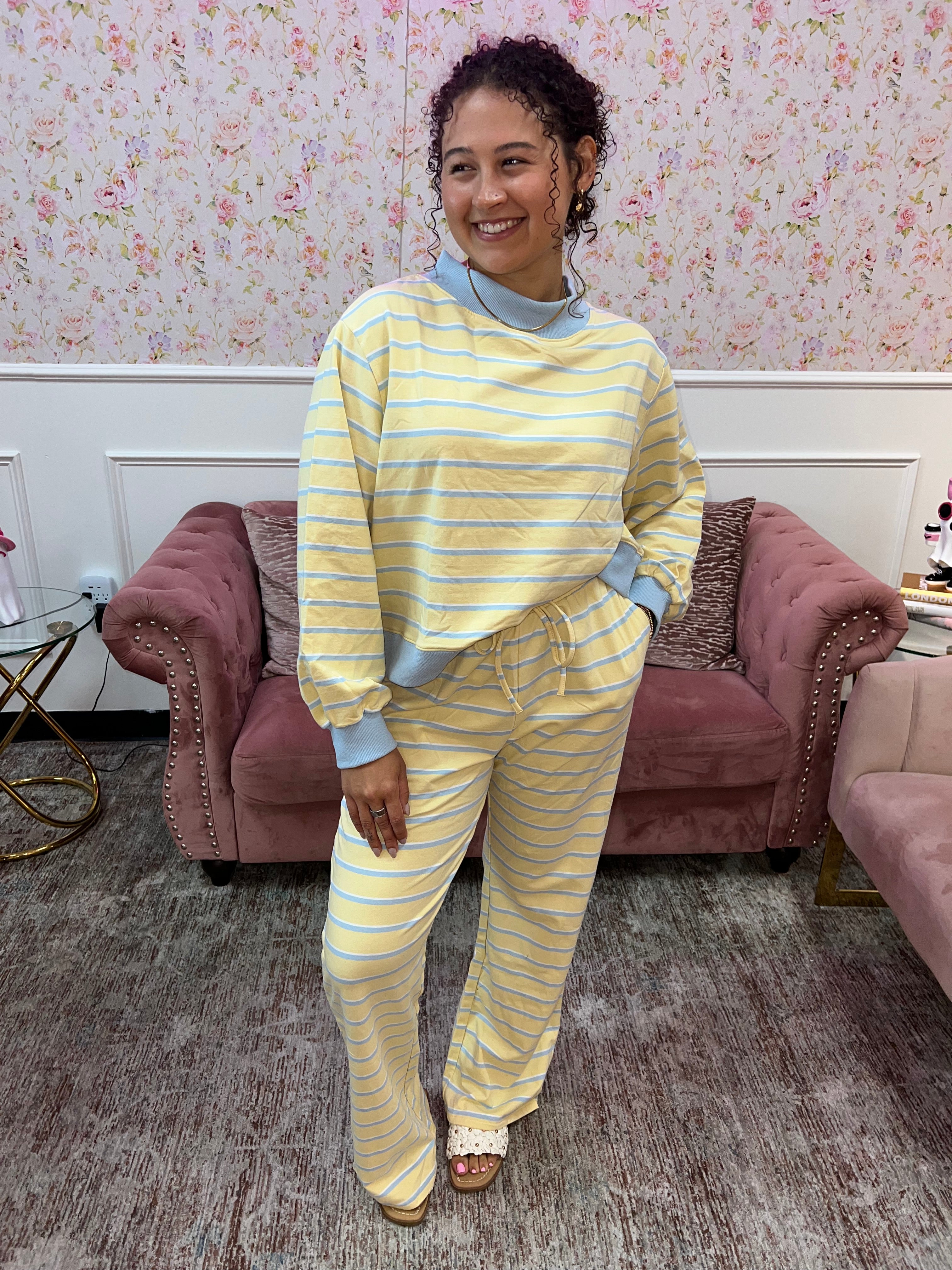 Sunshine & Blue Skies Striped Pants By Day + Moon