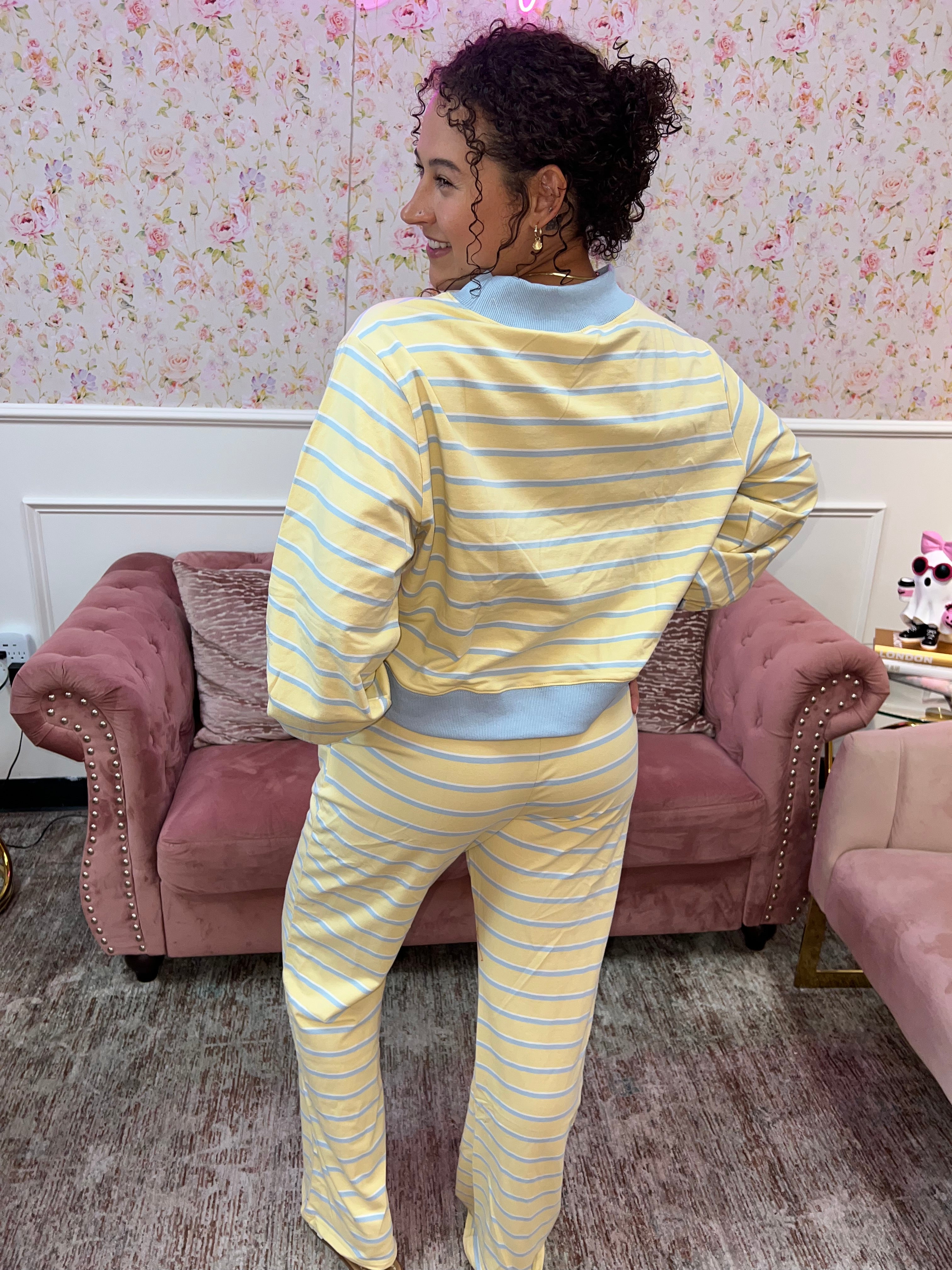 Sunshine & Blue Skies Striped Pants By Day + Moon