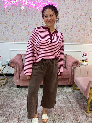 Love Notes Striped Sweater By Day + Moon