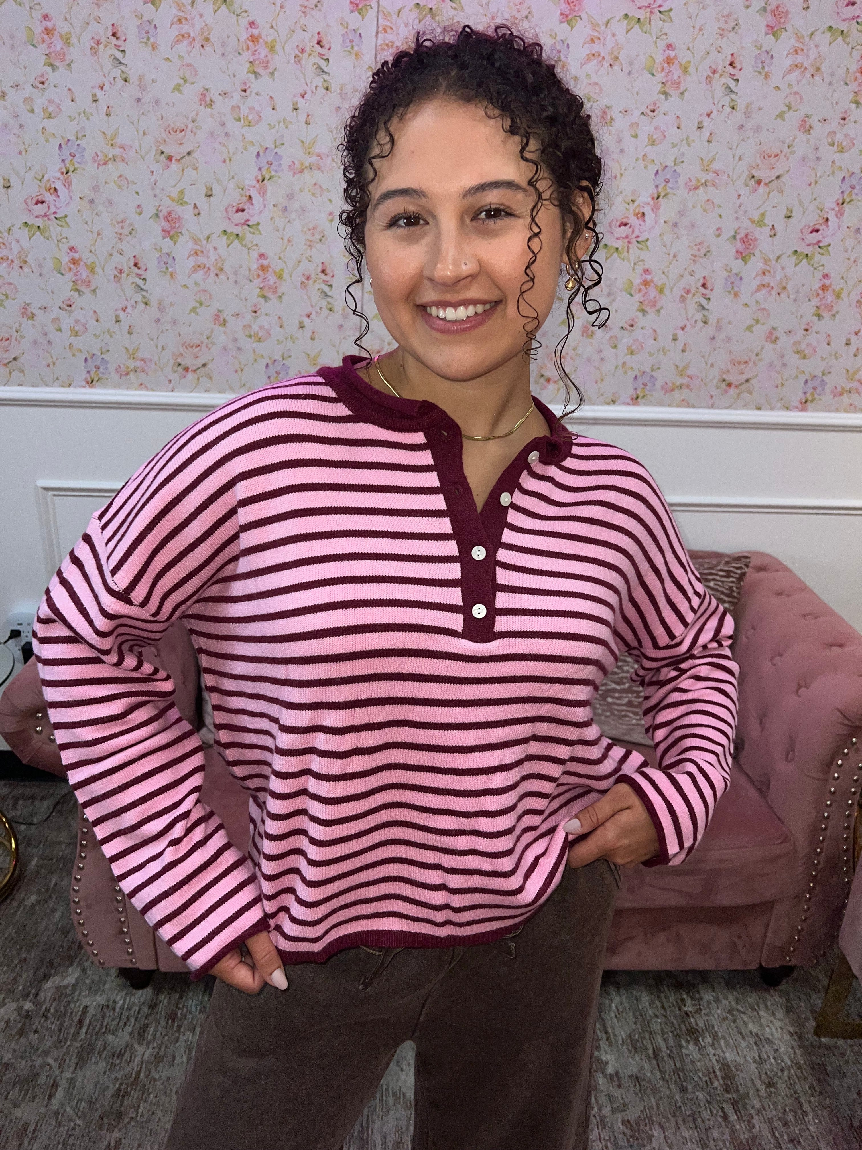 Love Notes Striped Sweater By Day + Moon