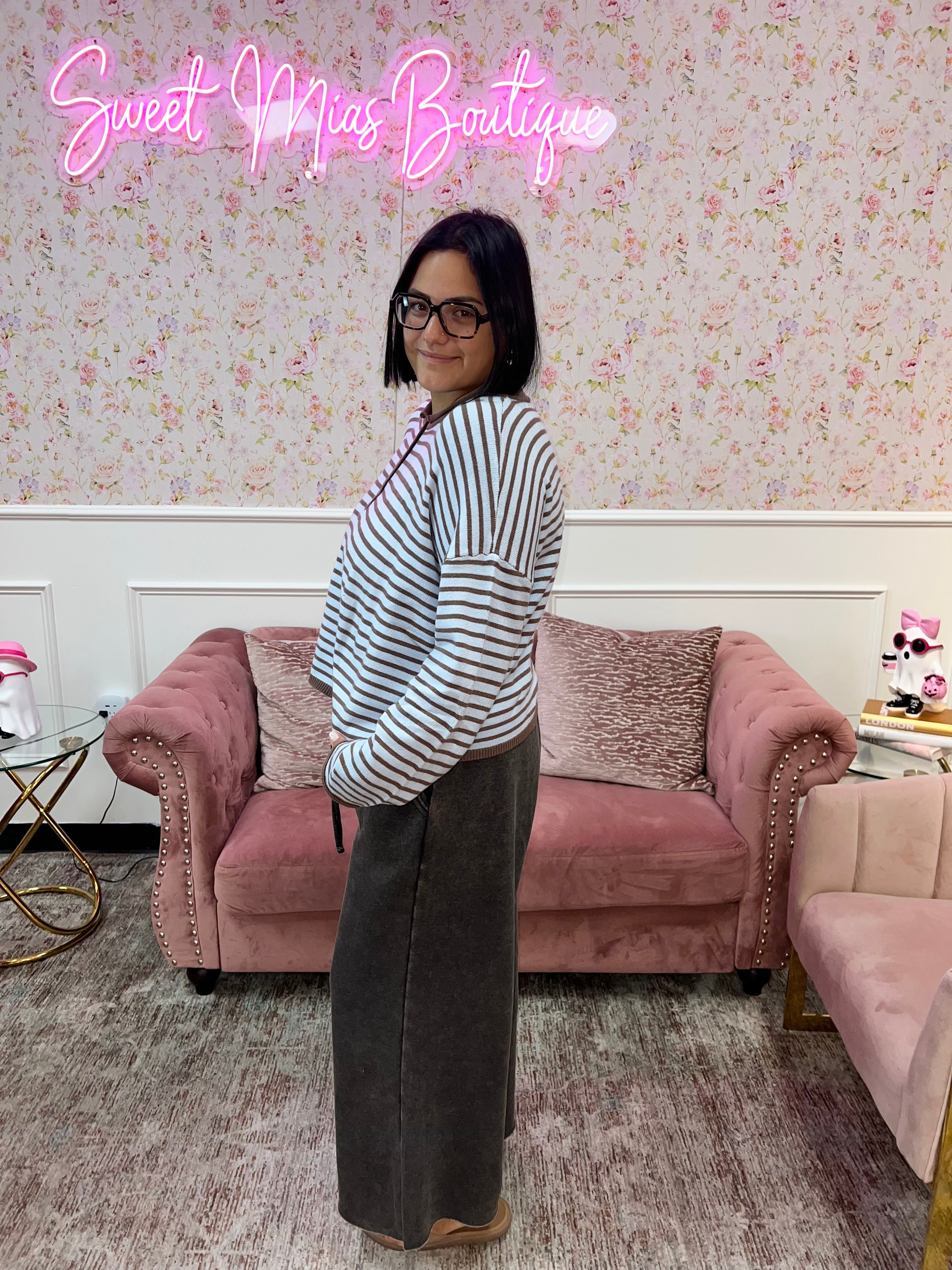 Love Notes Striped Sweater By Day + Moon