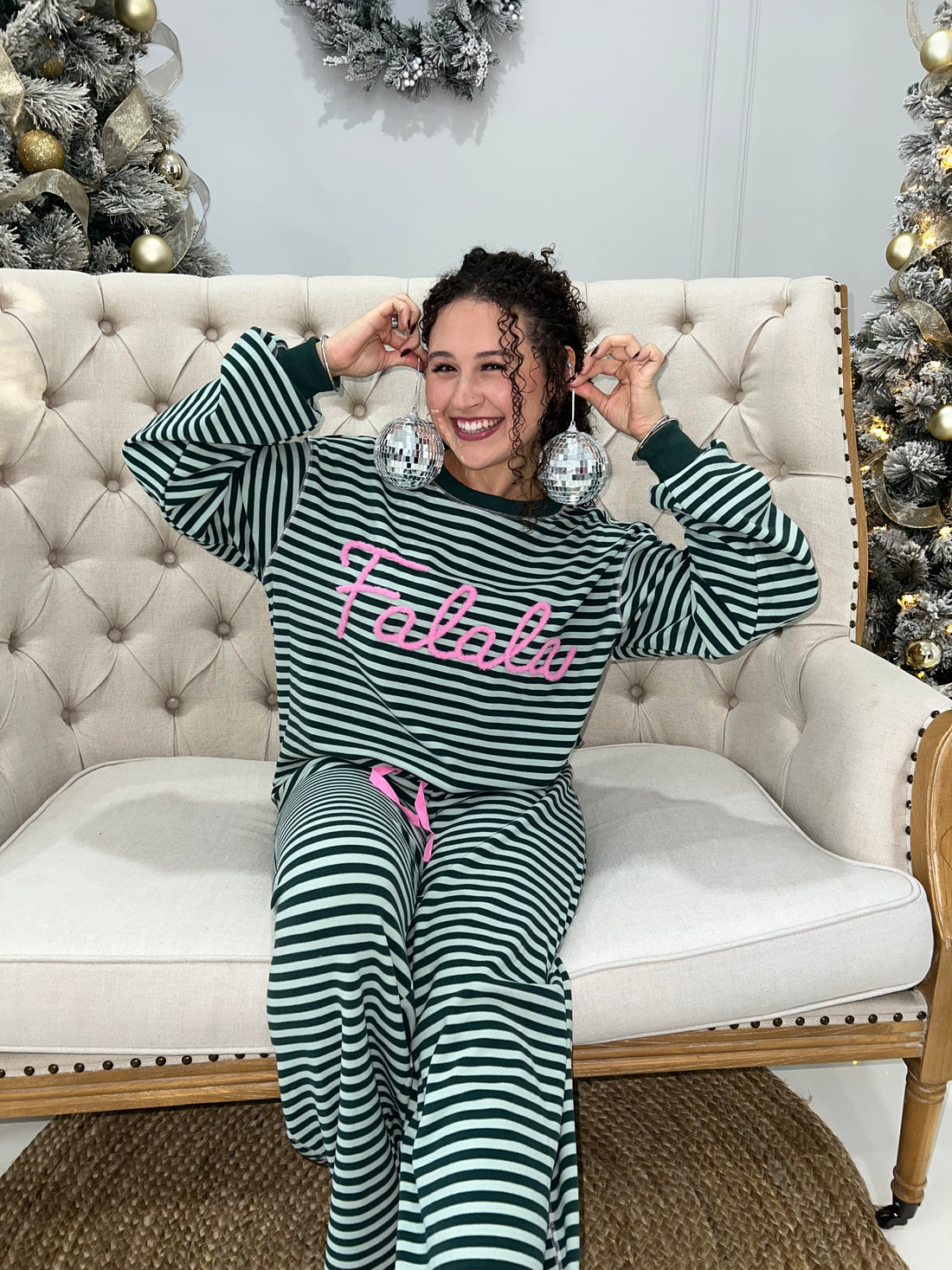 Fa La La & Fabulous Fuzzy Stripe Set