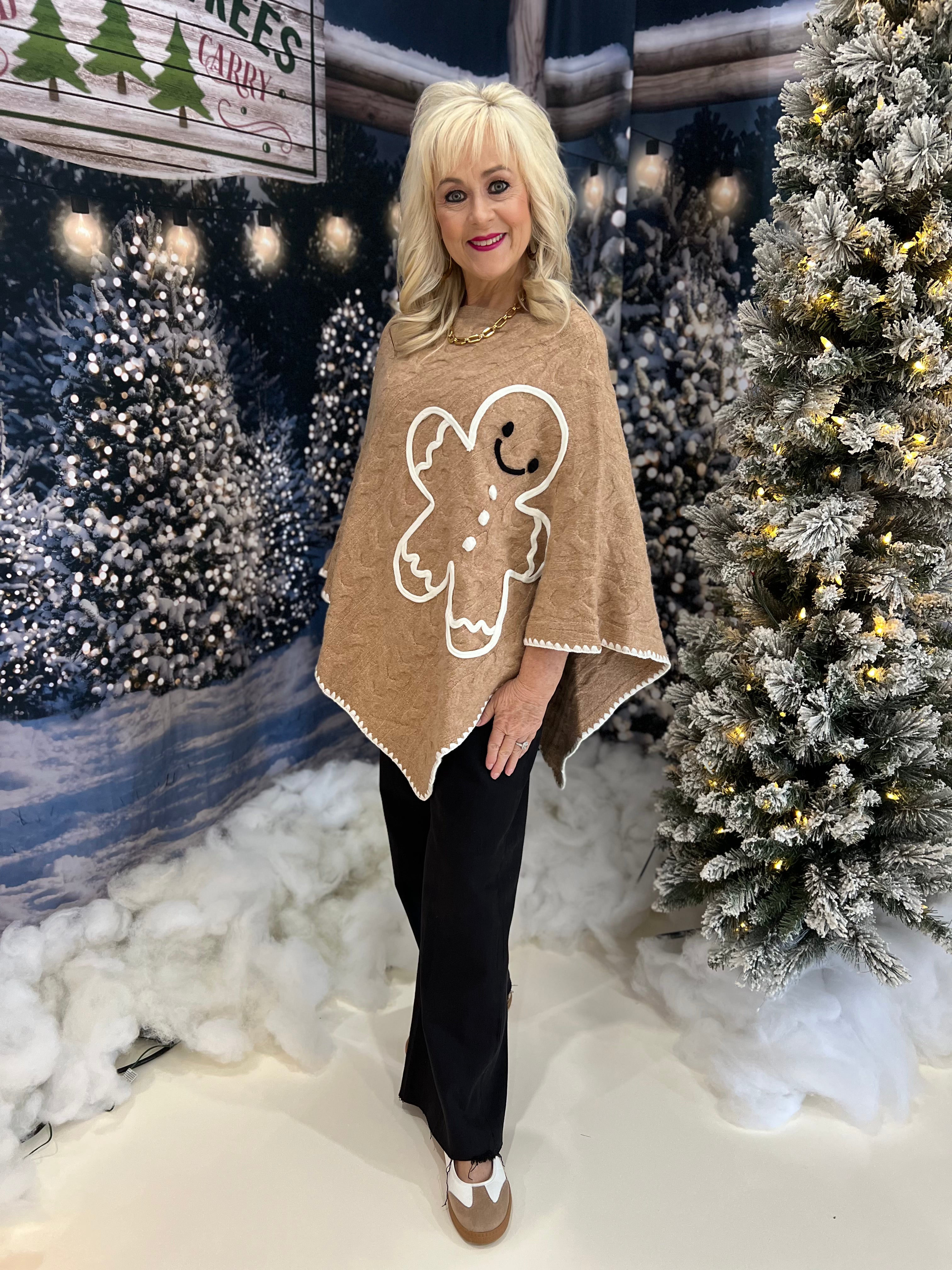 Gingerbread Poncho