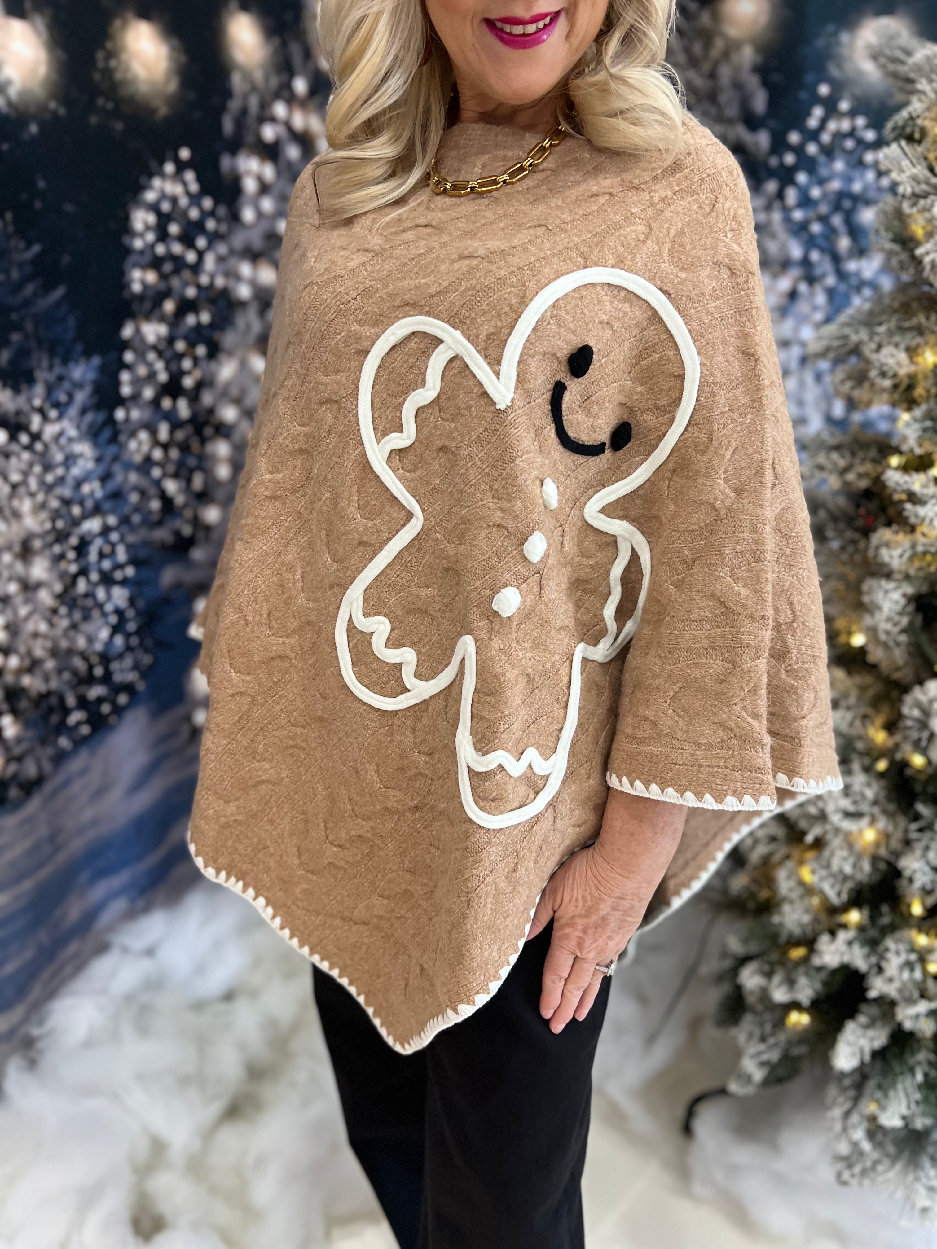 Gingerbread Poncho