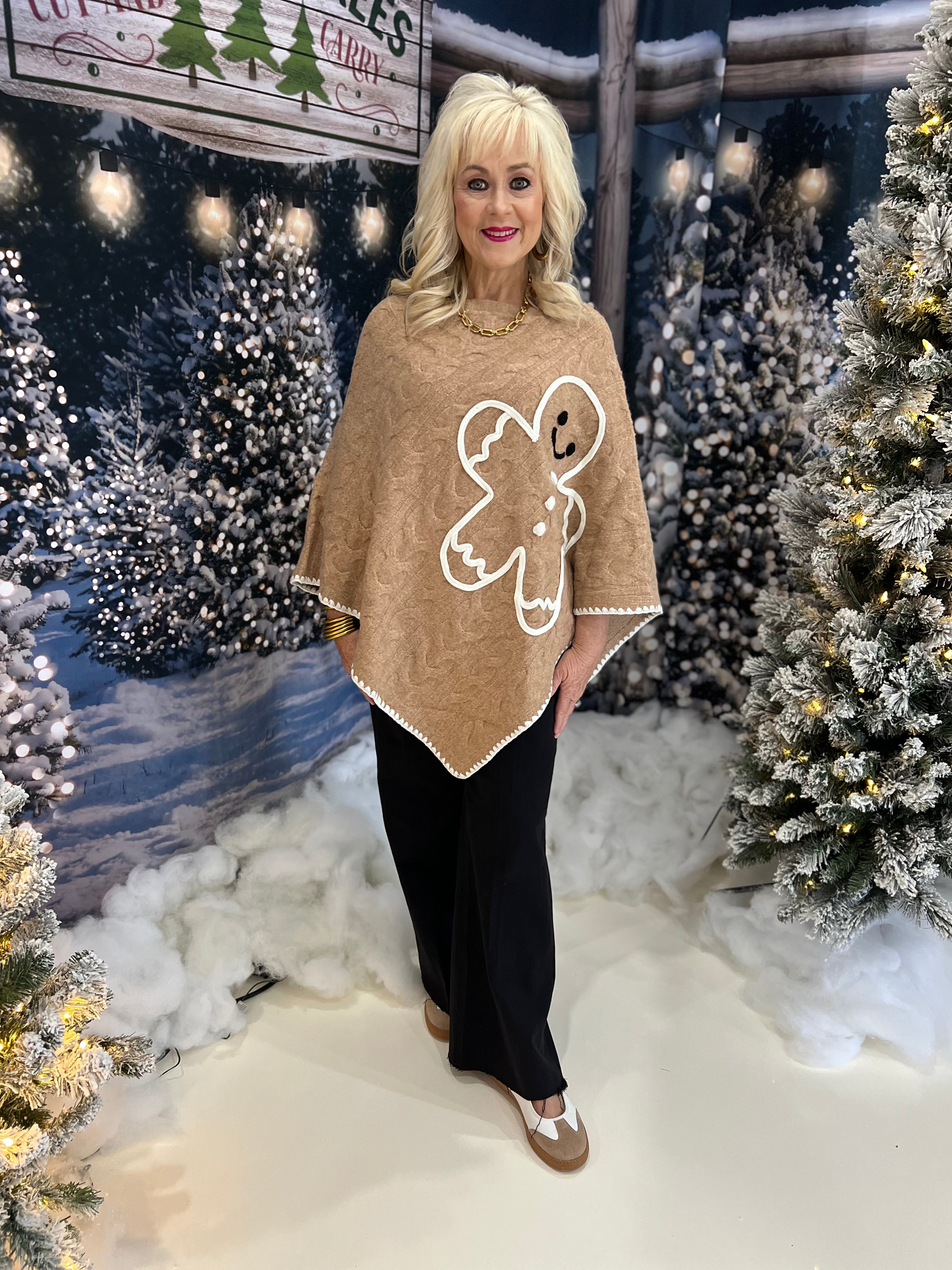 Gingerbread Poncho