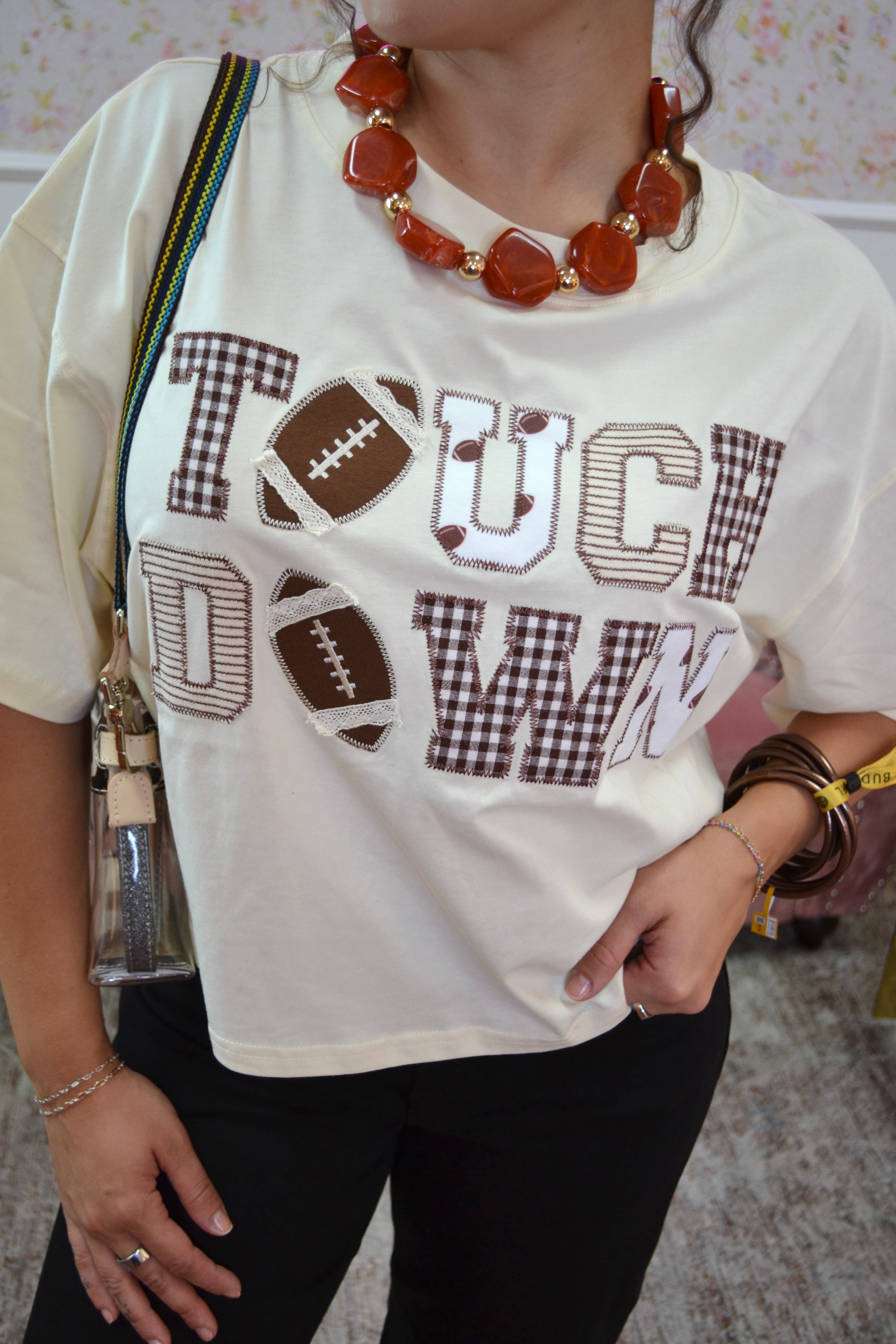 Touchdown Cropped Sweatshirt By RareRaw