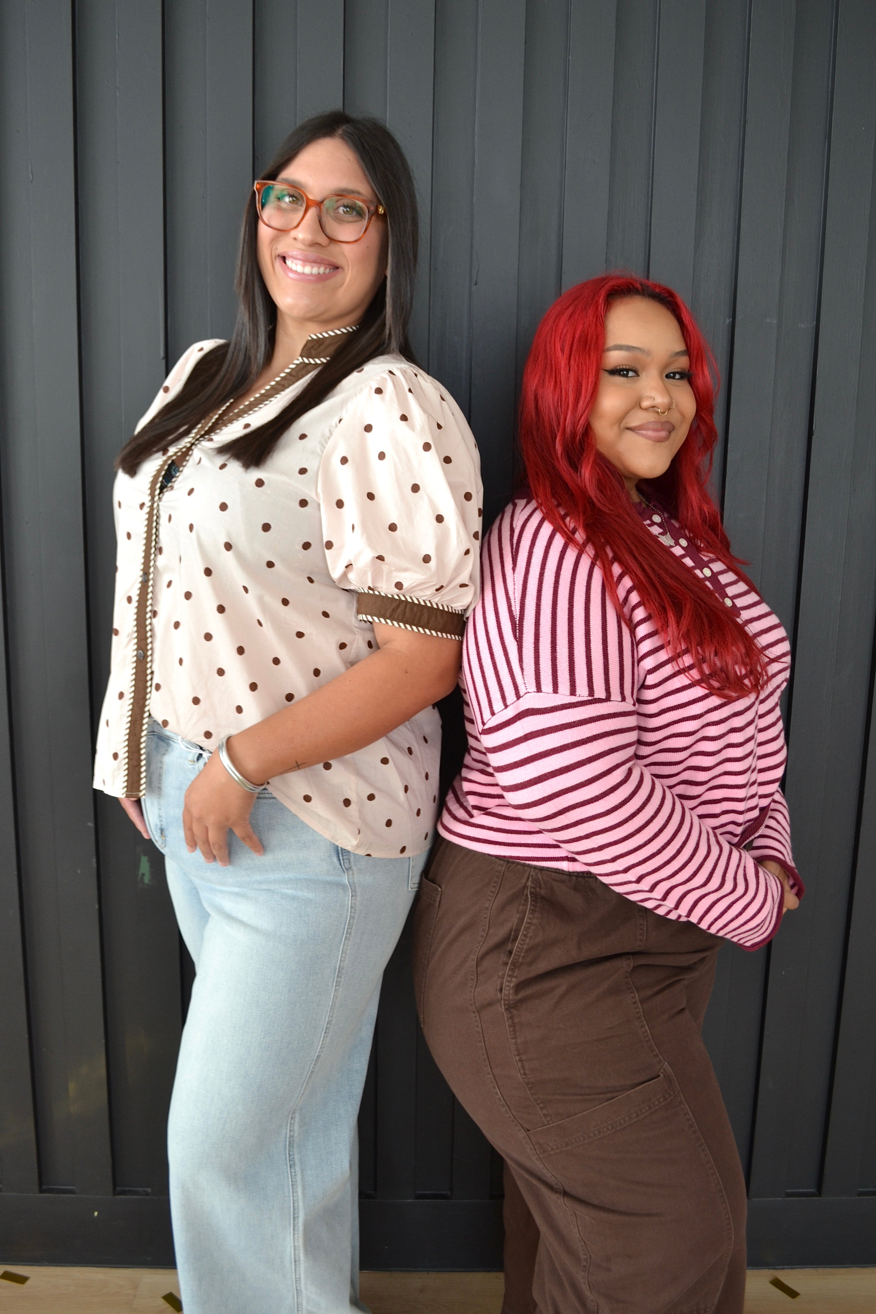Dot Your Day Top T32315 Plus Size