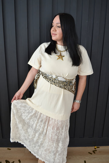Grace Upon Grace Lace Midi Dress By Rareraw