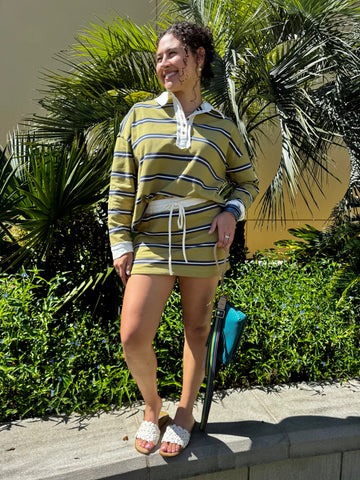 Sunday Social Striped Set By EESOME