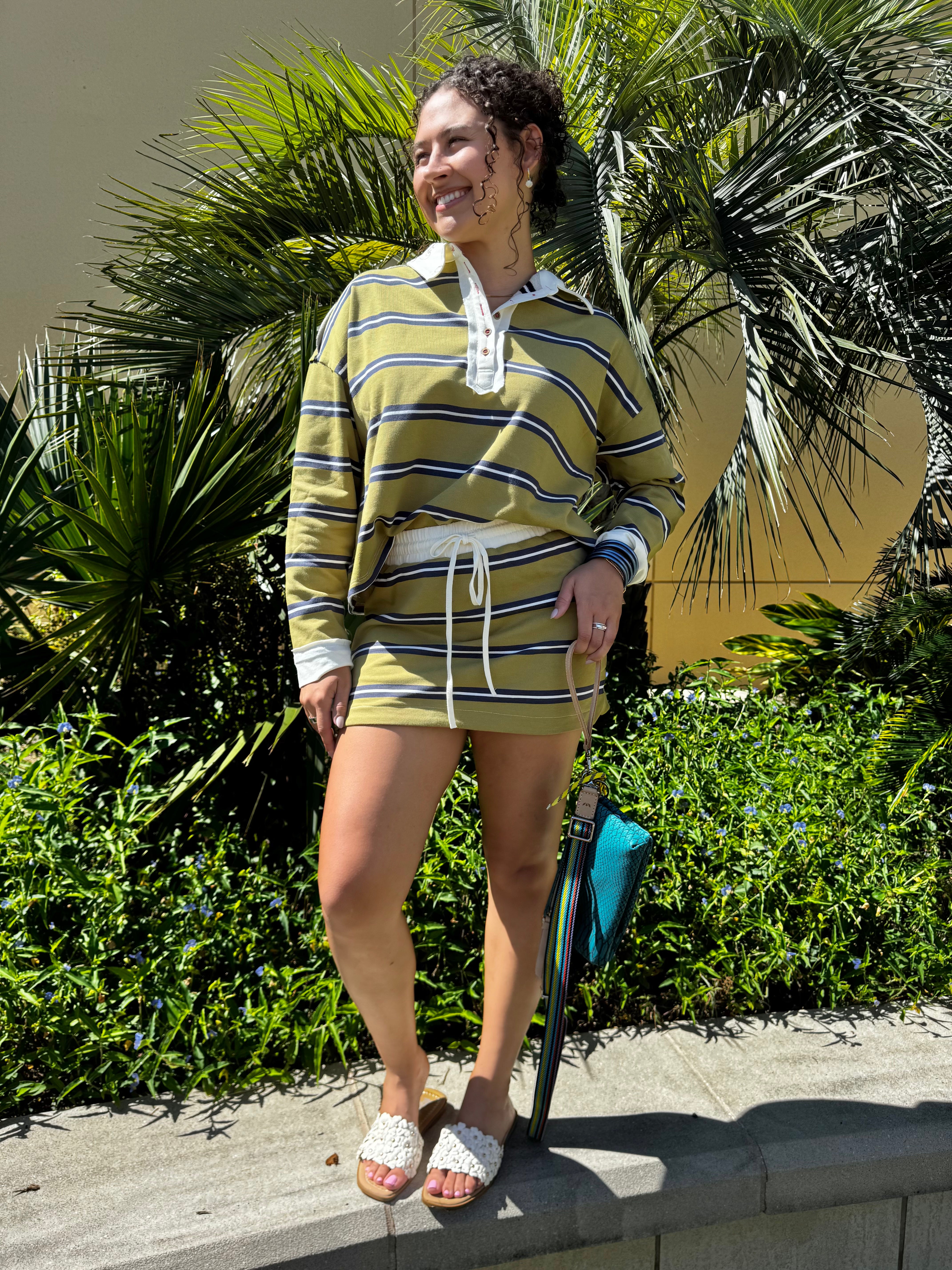 Sunday Social Striped Set By EESOME