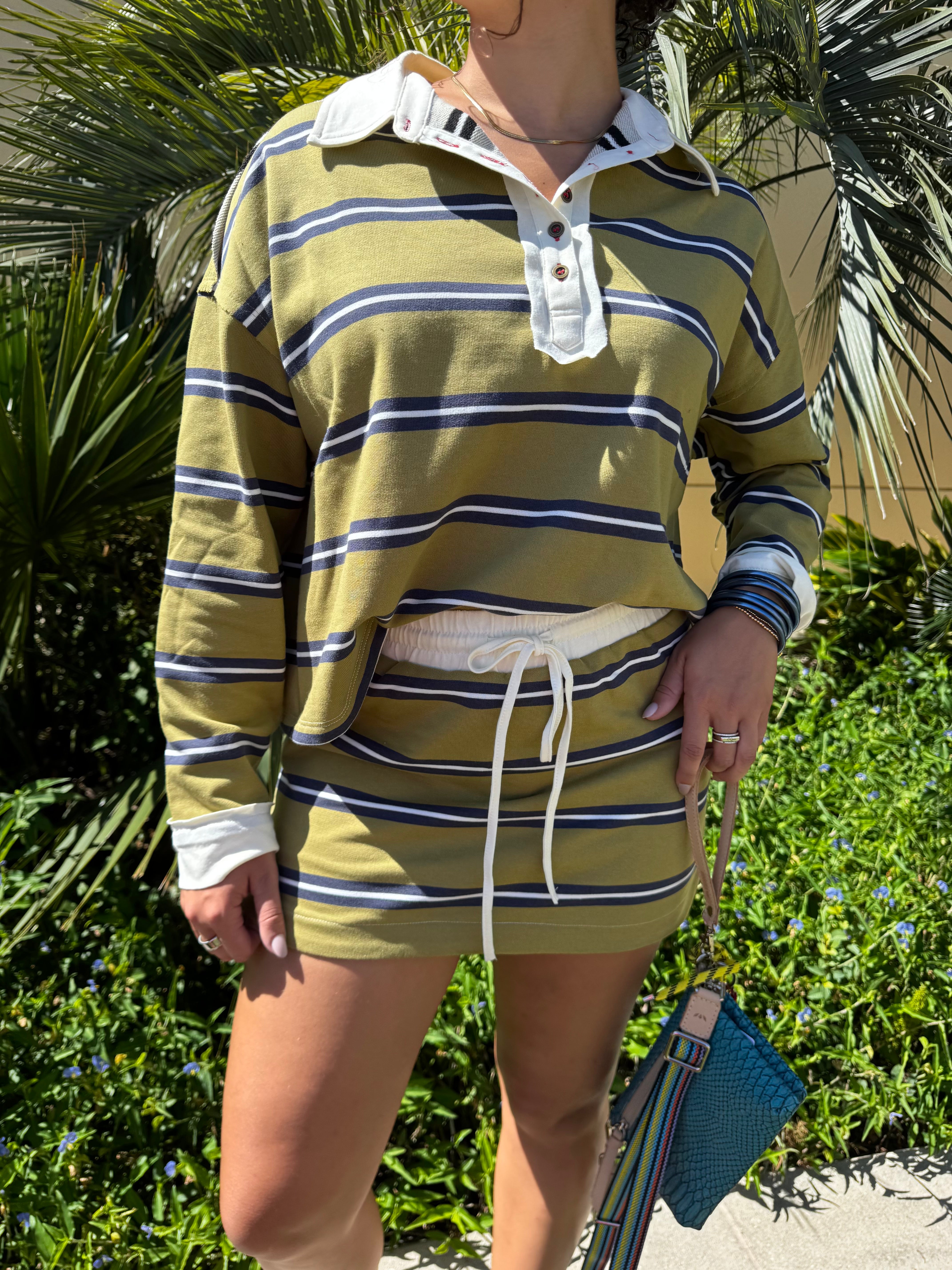 Sunday Social Striped Set By EESOME
