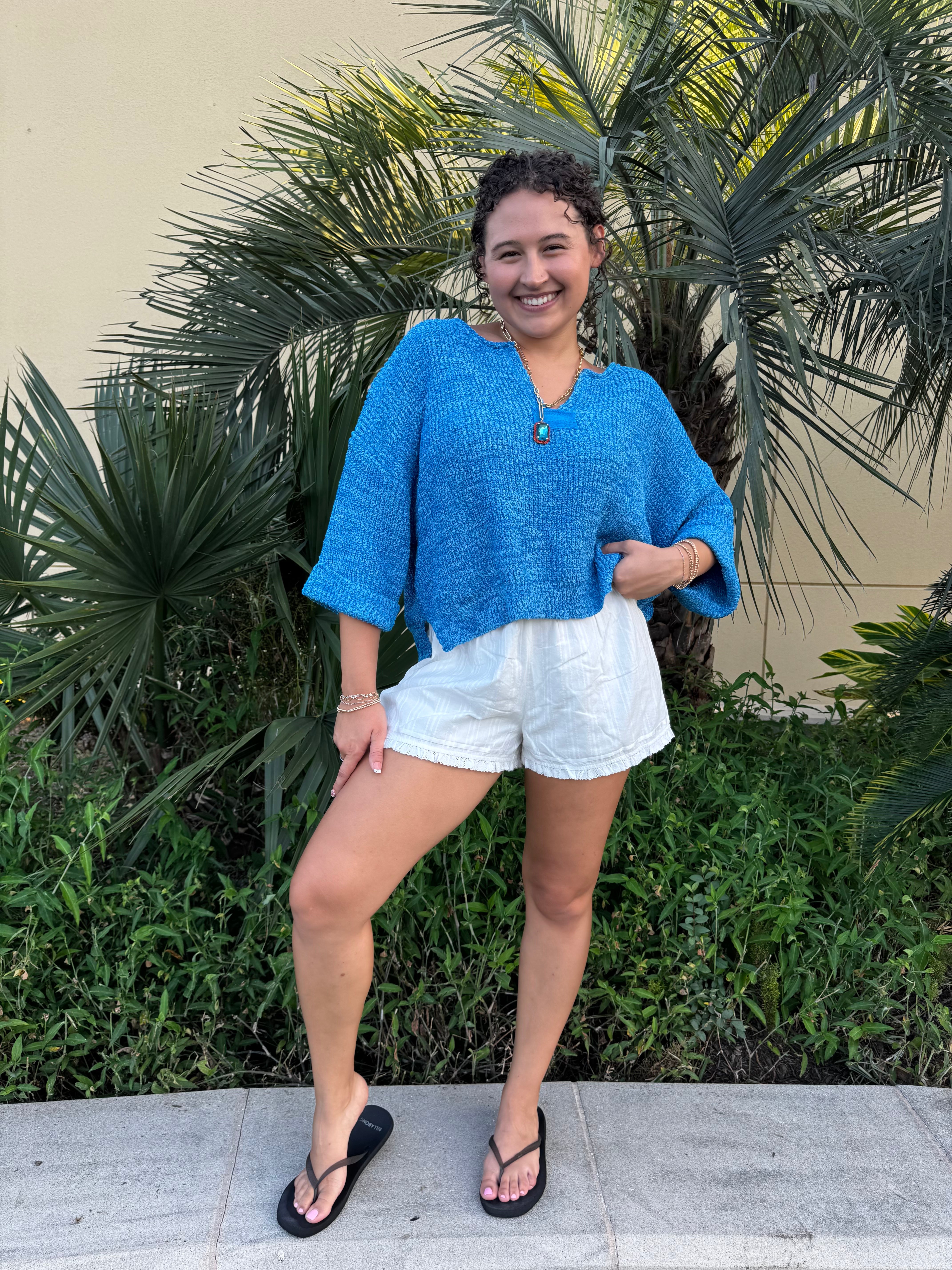 Cottage Charm Eyelet Shorts By Twentifourth
