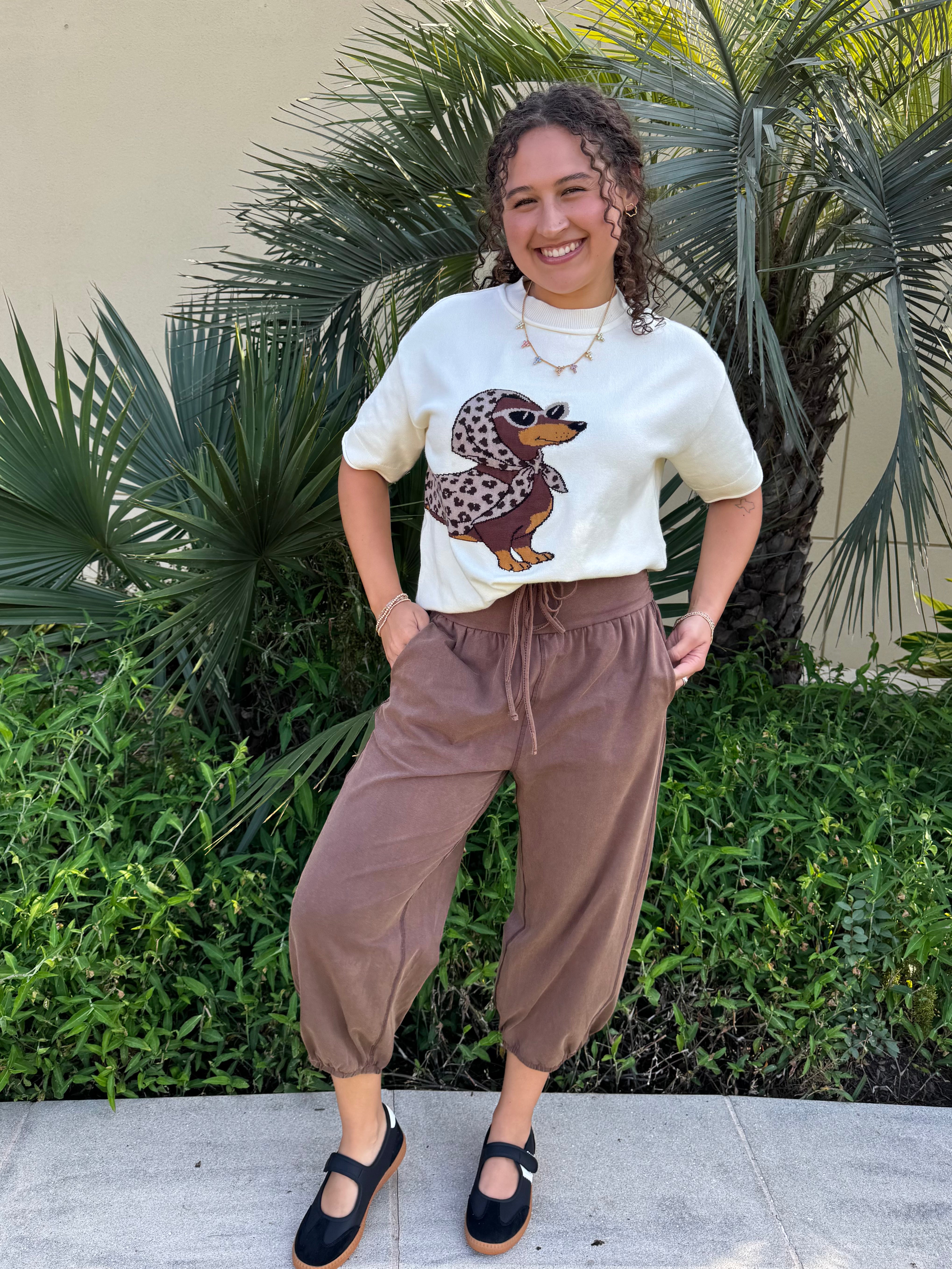 Little Miss Dachshund Top By Sunday Edition