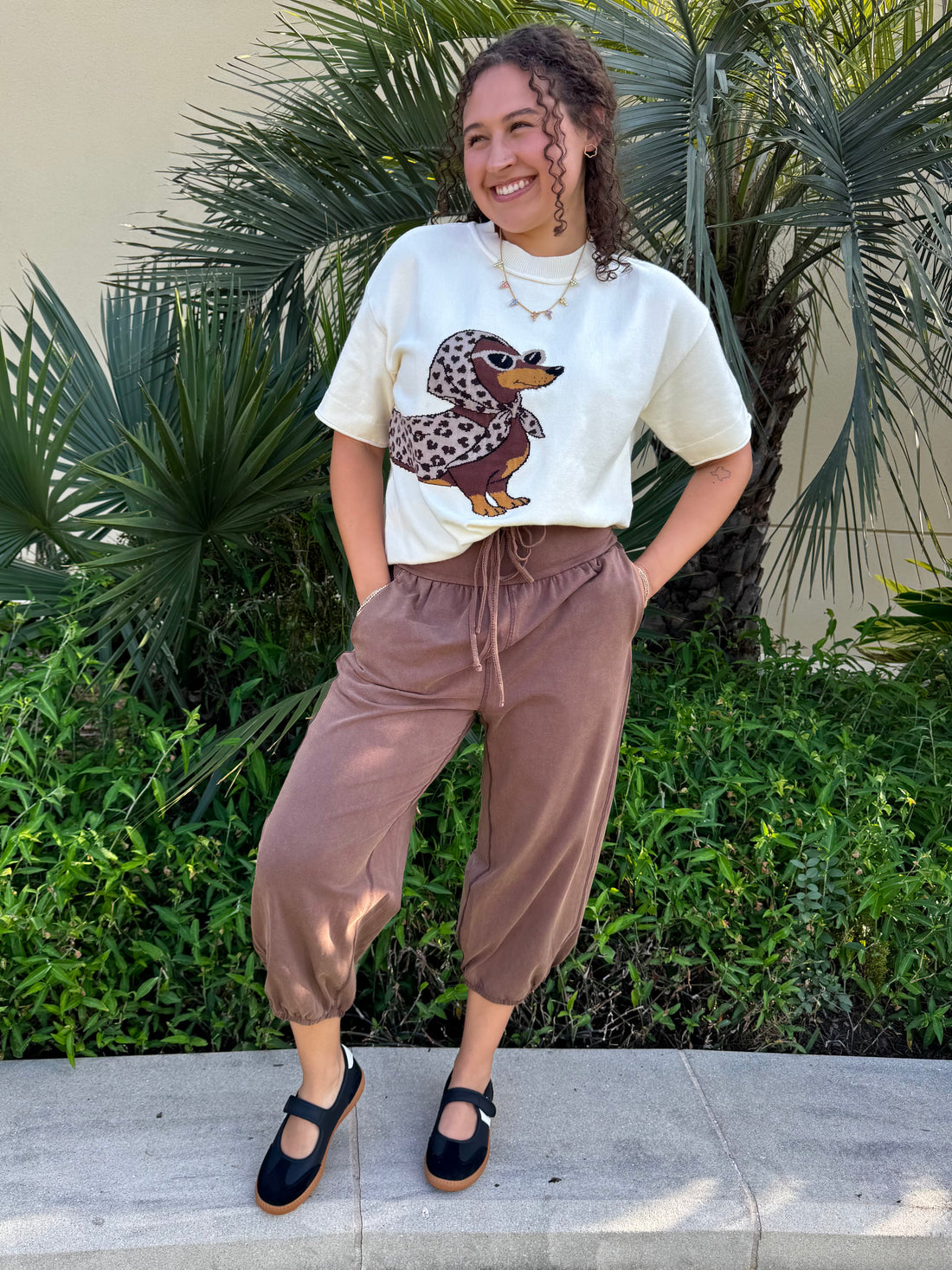Cocoa Mineral Wash Joggers By EESOME
