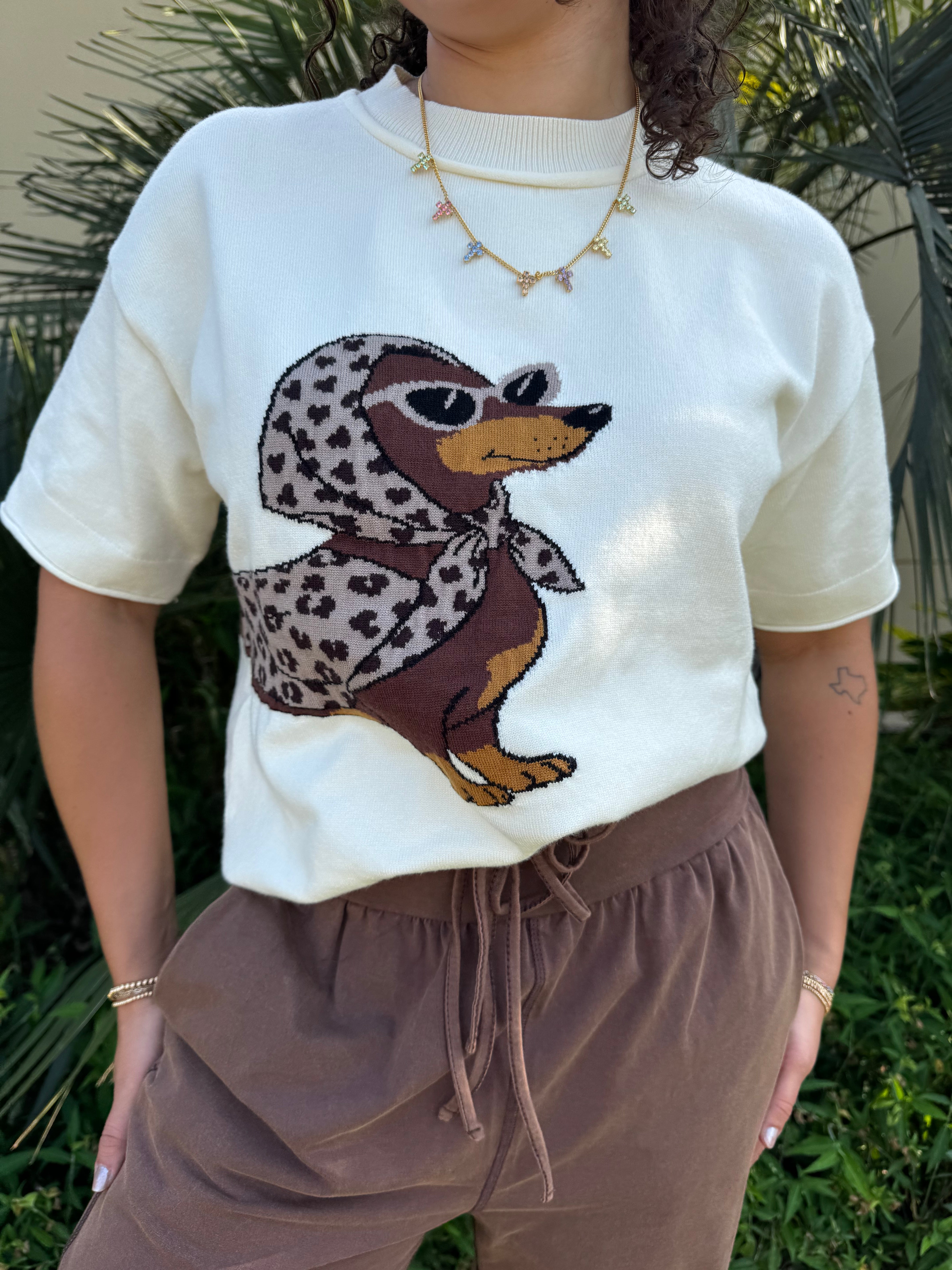 Little Miss Dachshund Top By Sunday Edition