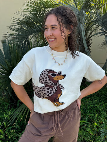 Little Miss Dachshund Top By Sunday Edition