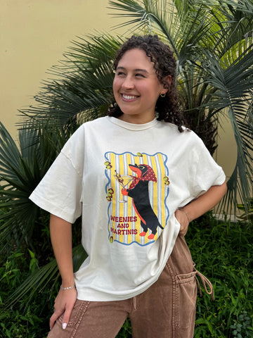 Weenies & Martinis Graphic Tee By EESOME