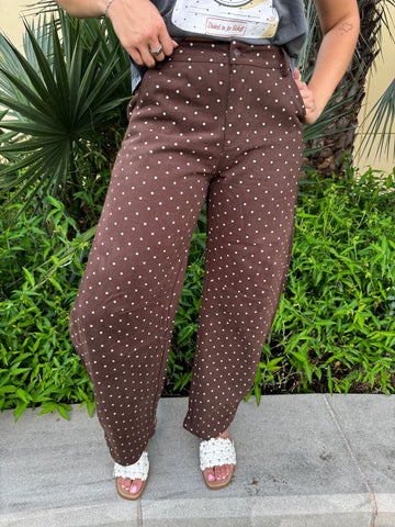 Dot About You Barrel Jeans By Pretty Garbage