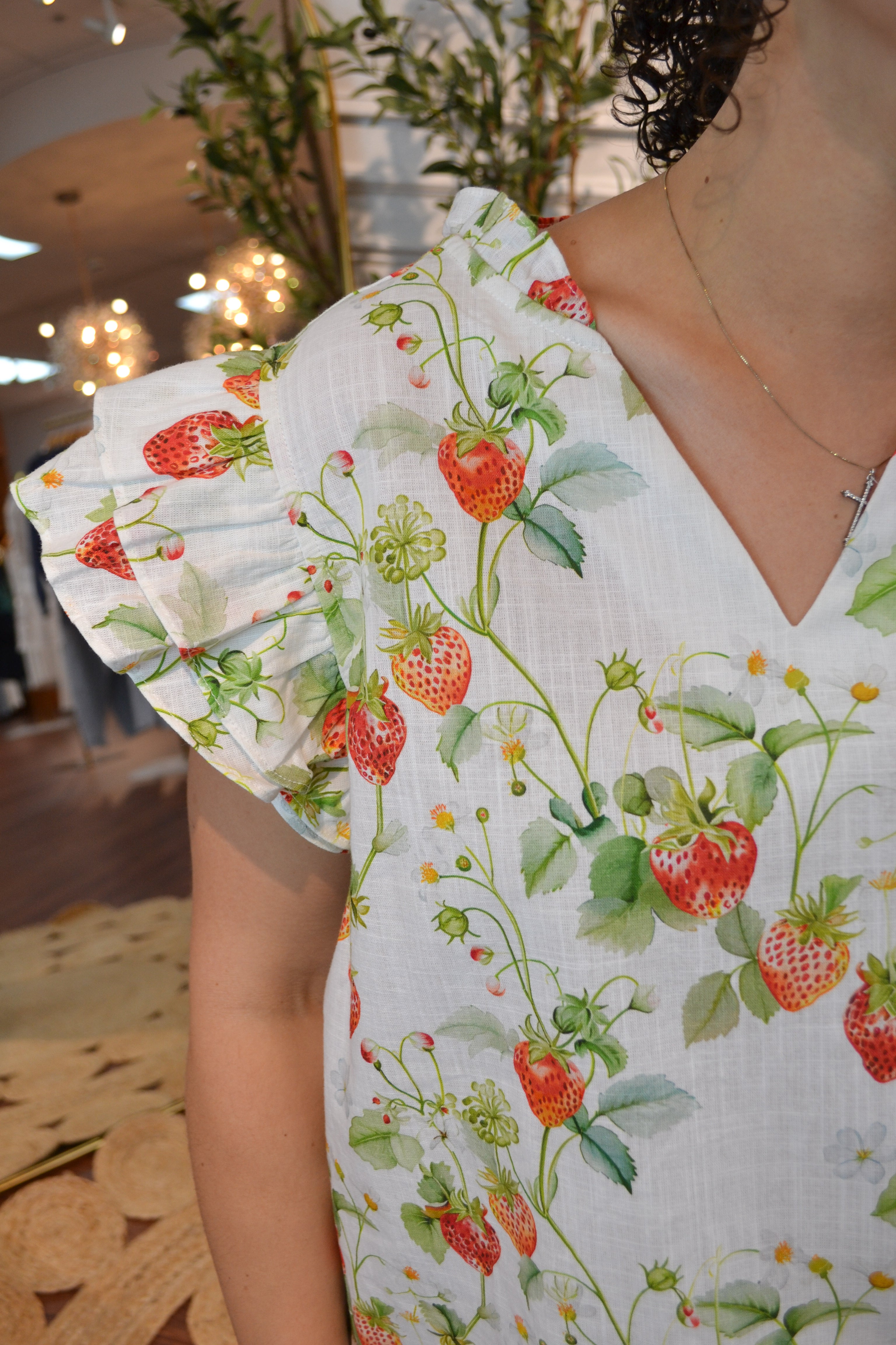 Berry Sweet Flutter Top By Eesome