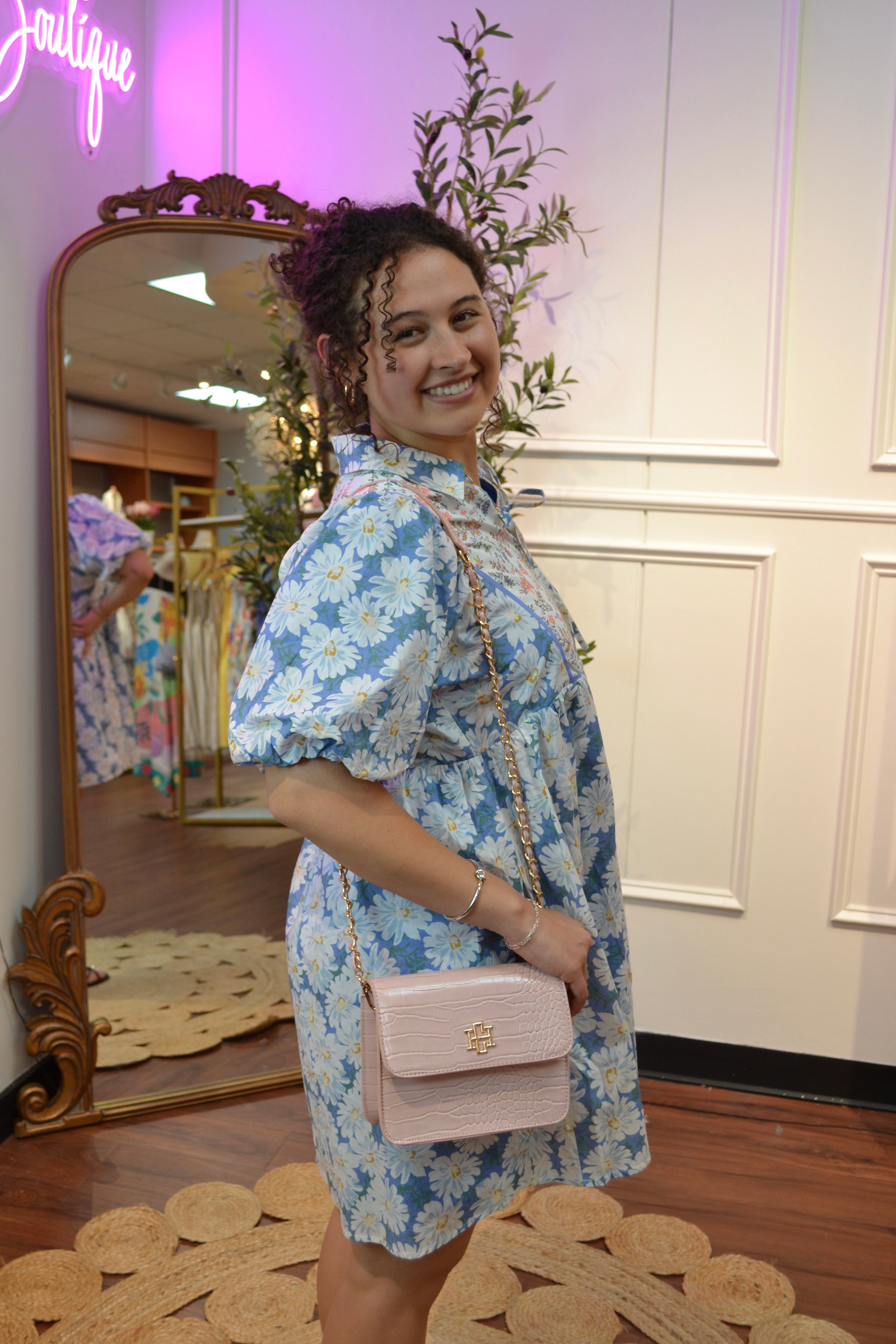 Sweet Meadow Floral Peasant Dress By Jodifil