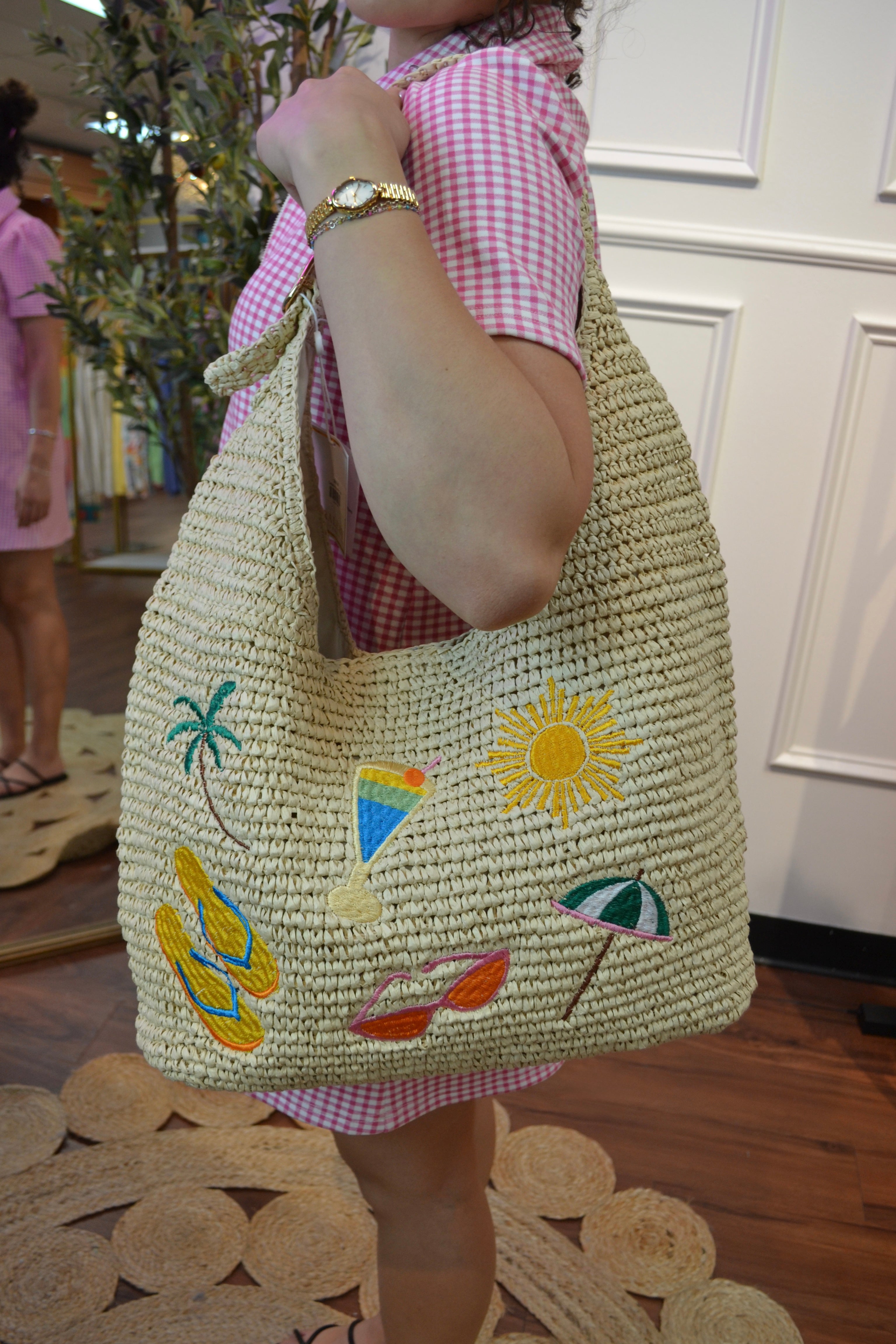 Cabana Slouchy Tote By Shiraleah