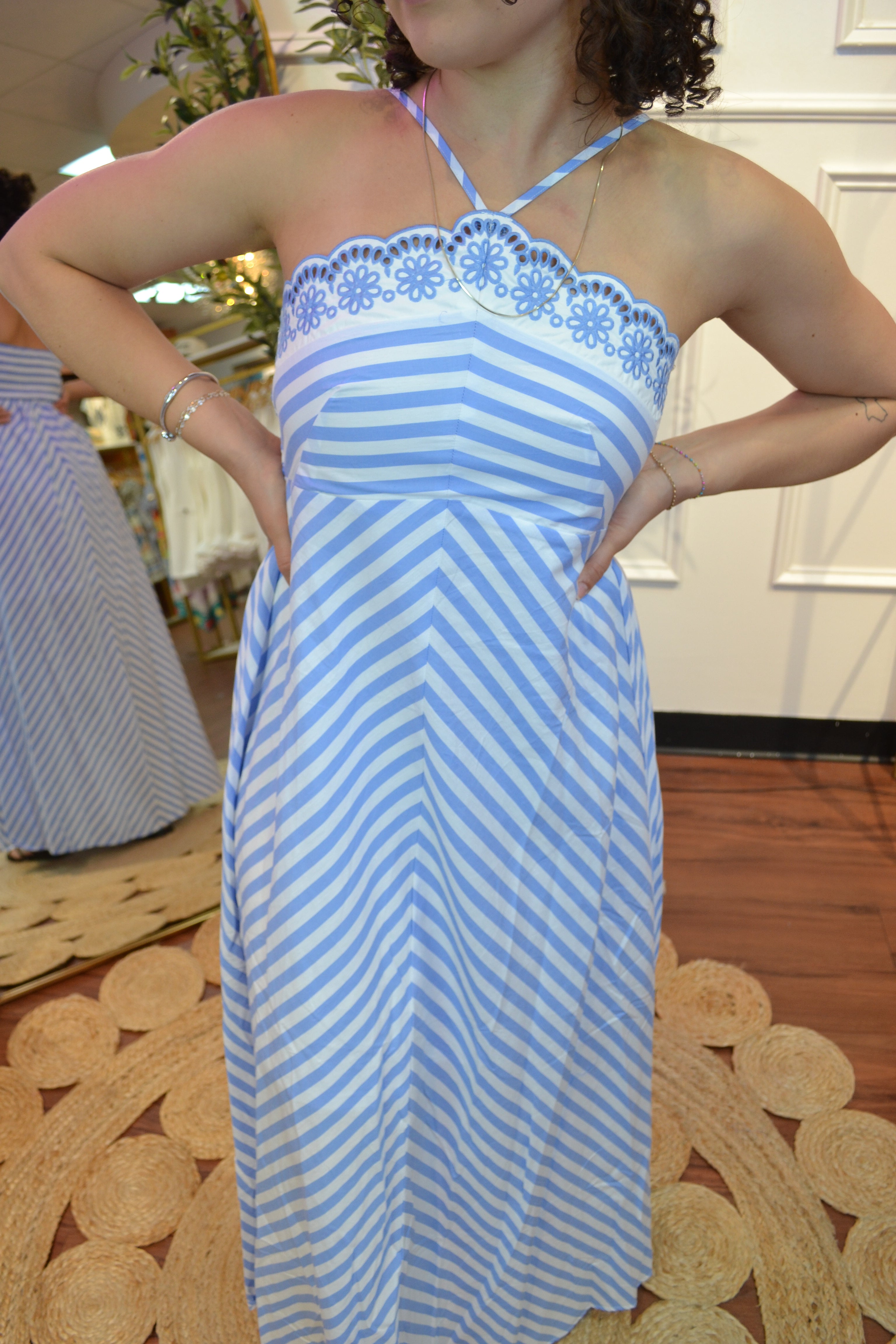 Seaside Whisper Maxi Dress By Entro
