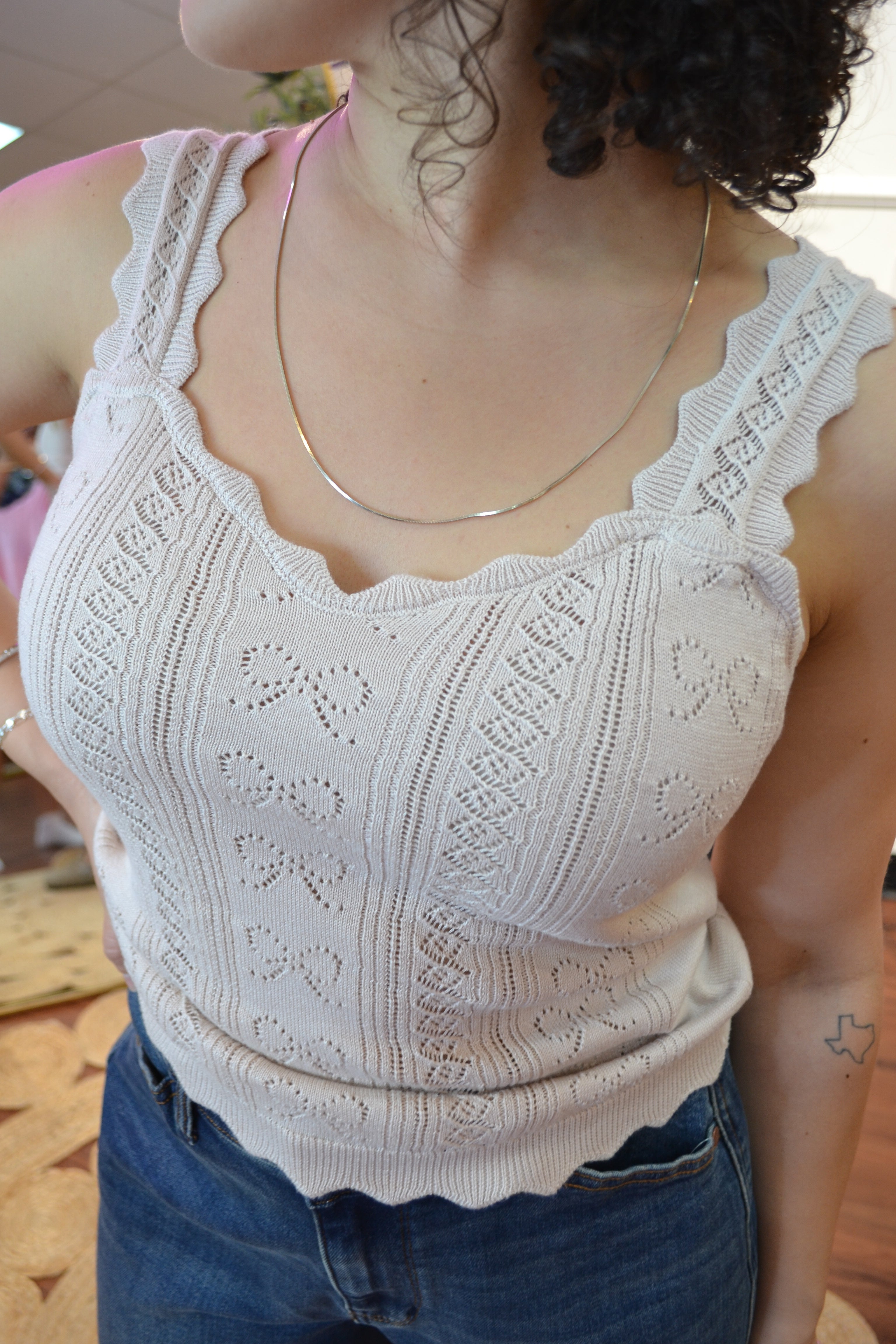Delicate Darling Knit Top By RareRaw