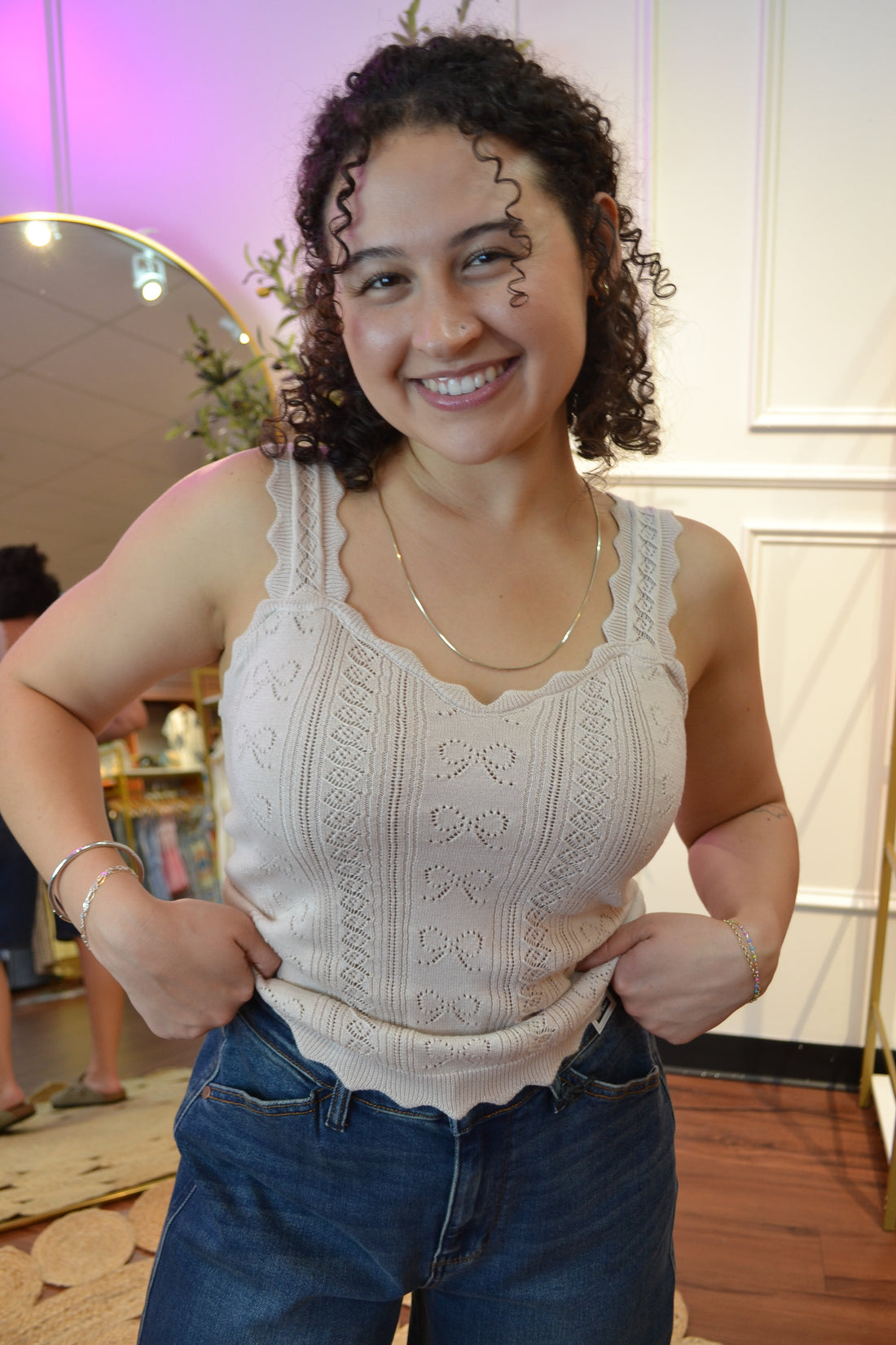 Delicate Darling Knit Top By RareRaw
