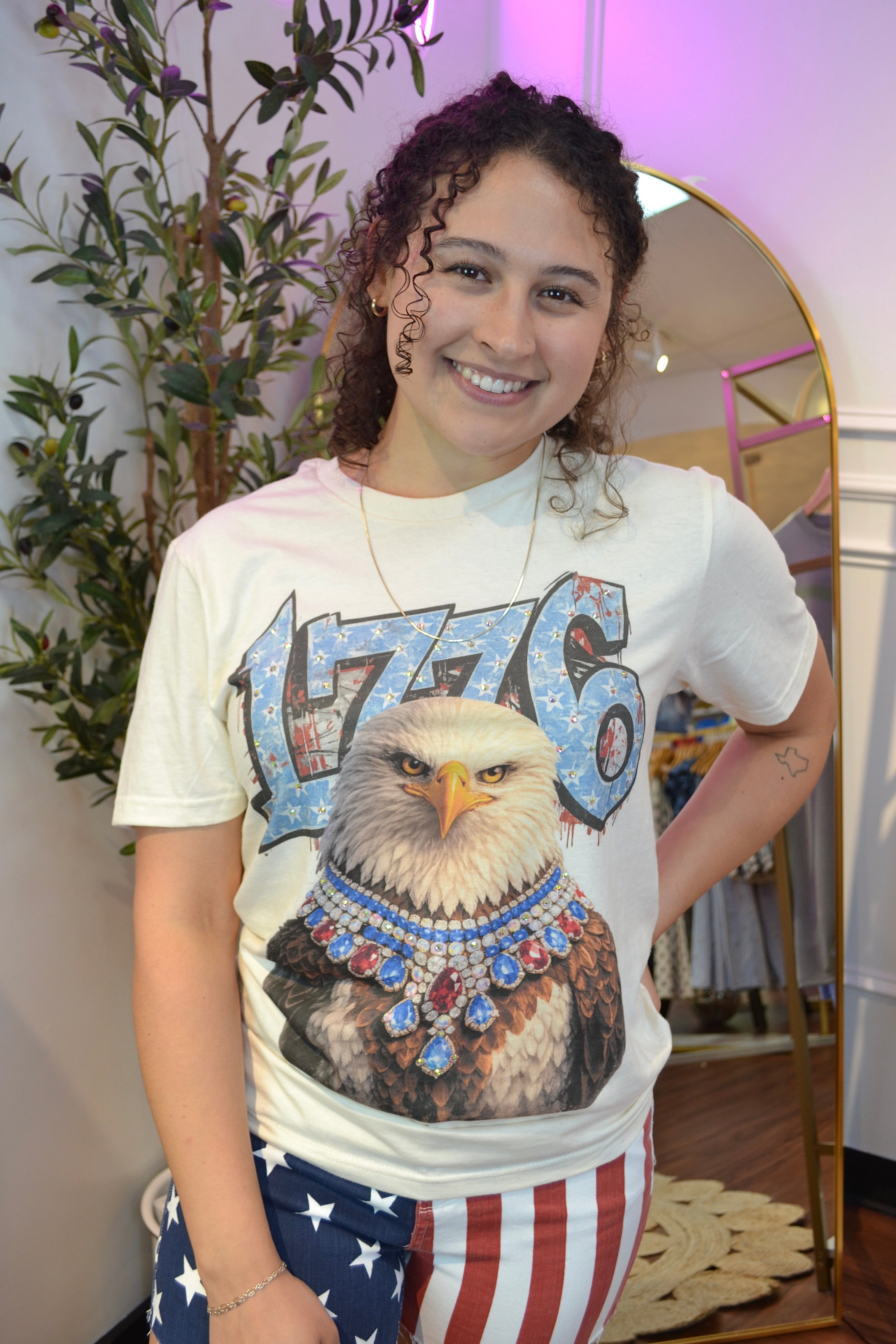Eagle 1776 Graphic Tee By Keep it Gypsy