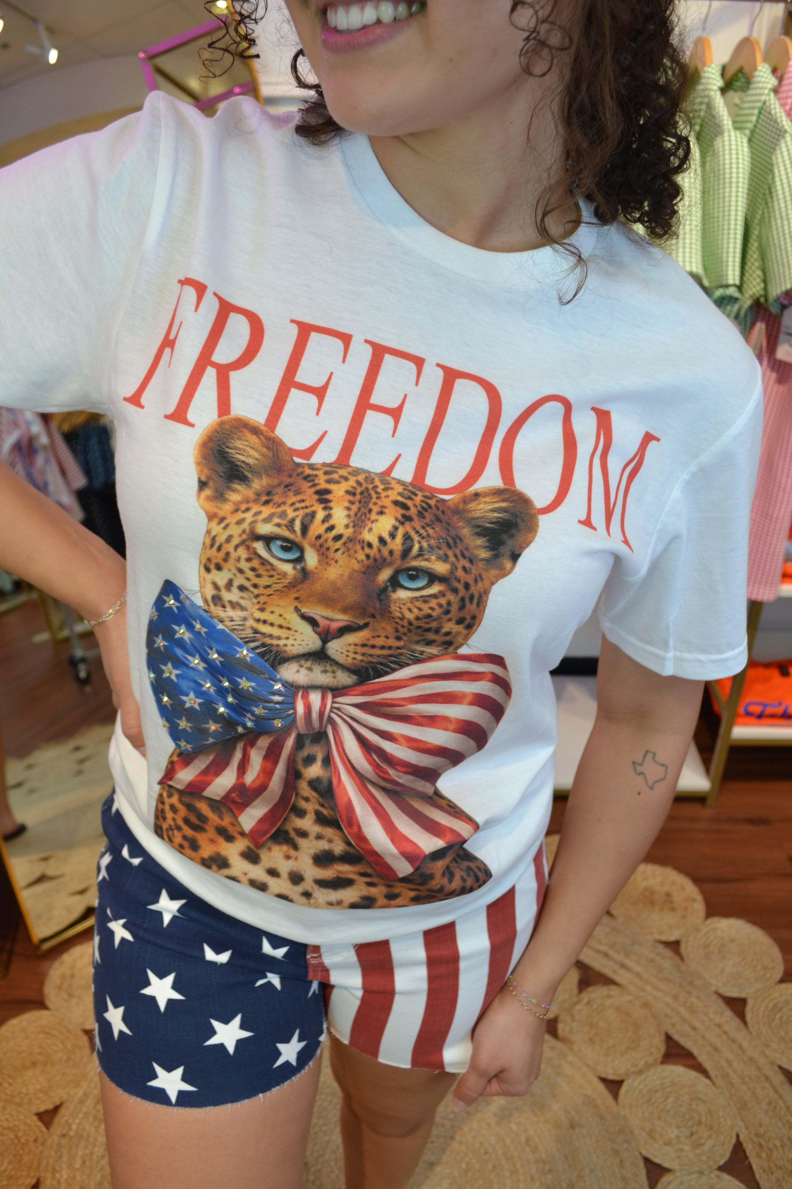 Freedom Fierce Leopard Tee By Keep it Gypsy
