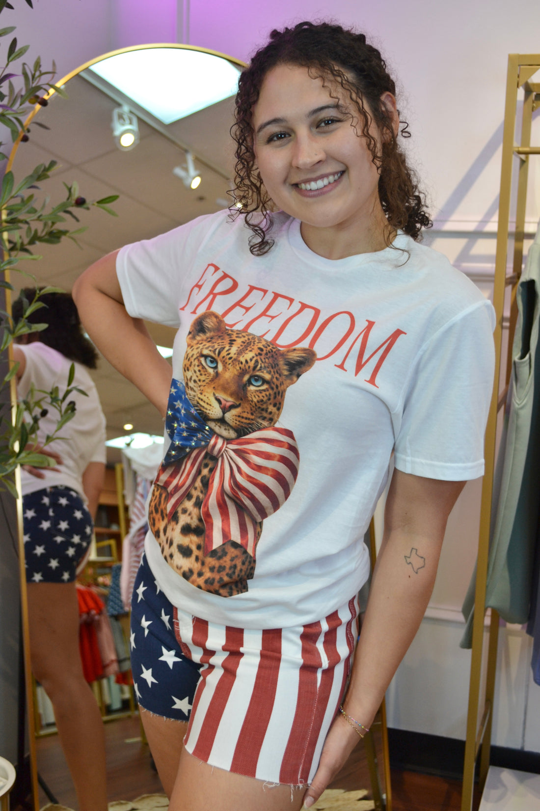 Freedom Fierce Leopard Tee By Keep it Gypsy