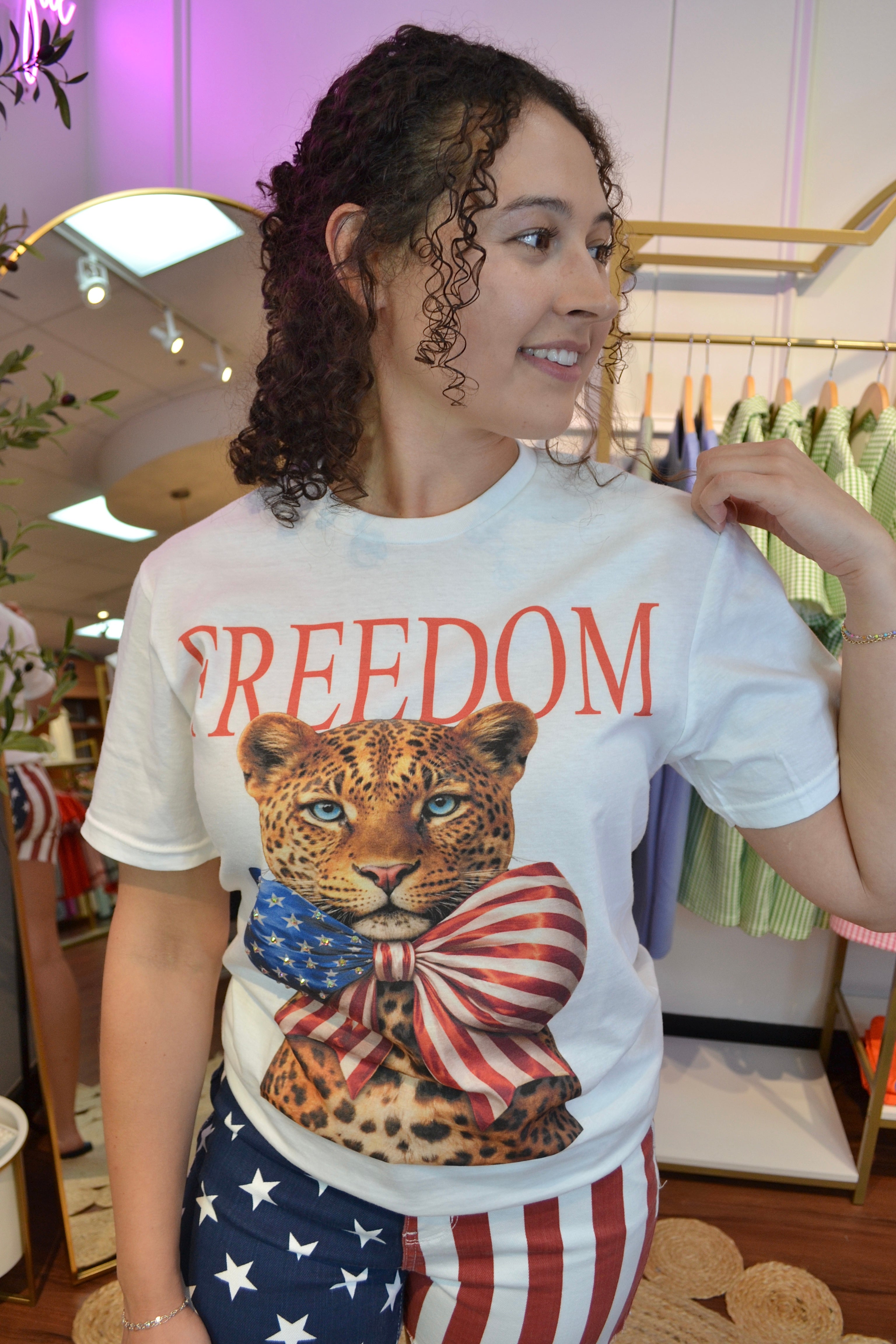 Freedom Fierce Leopard Tee By Keep it Gypsy