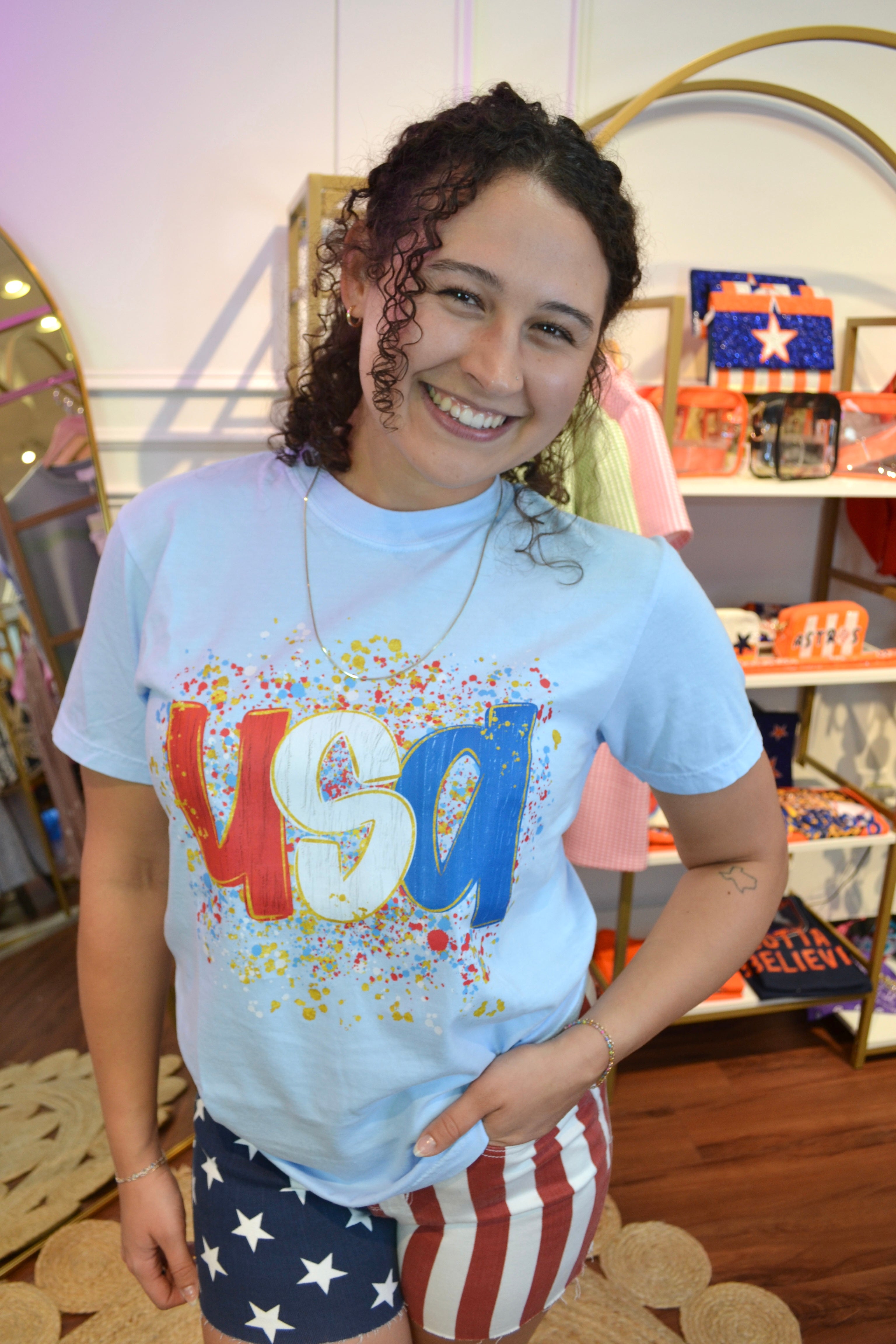 Paint Splash USA Comfort Colors Tee