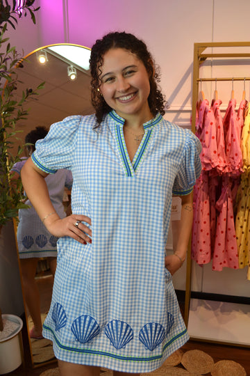 Seaside Sweetheart Shell Dress By Jodifl