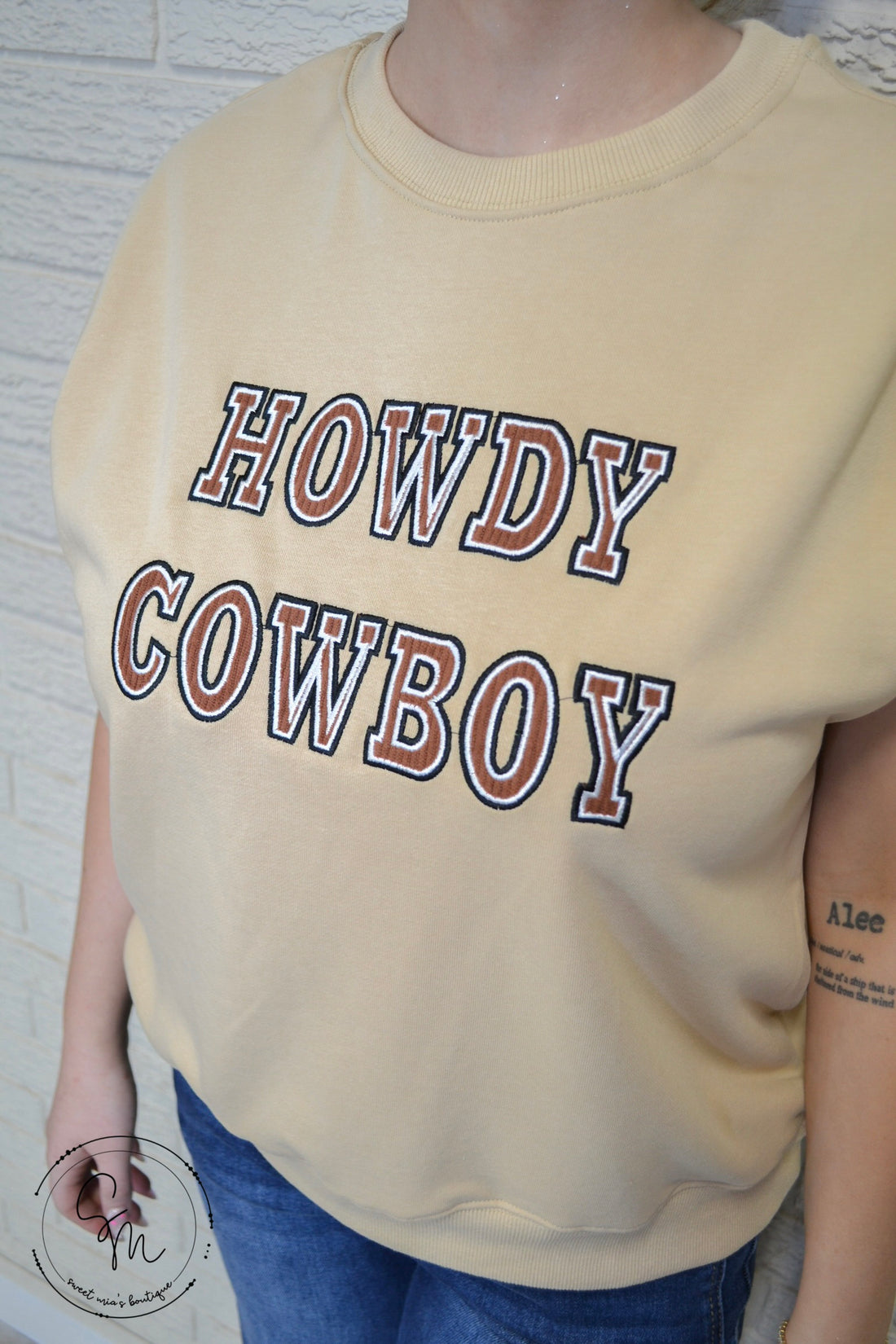 Howdy Cowboy Knit Vest By Wishlist