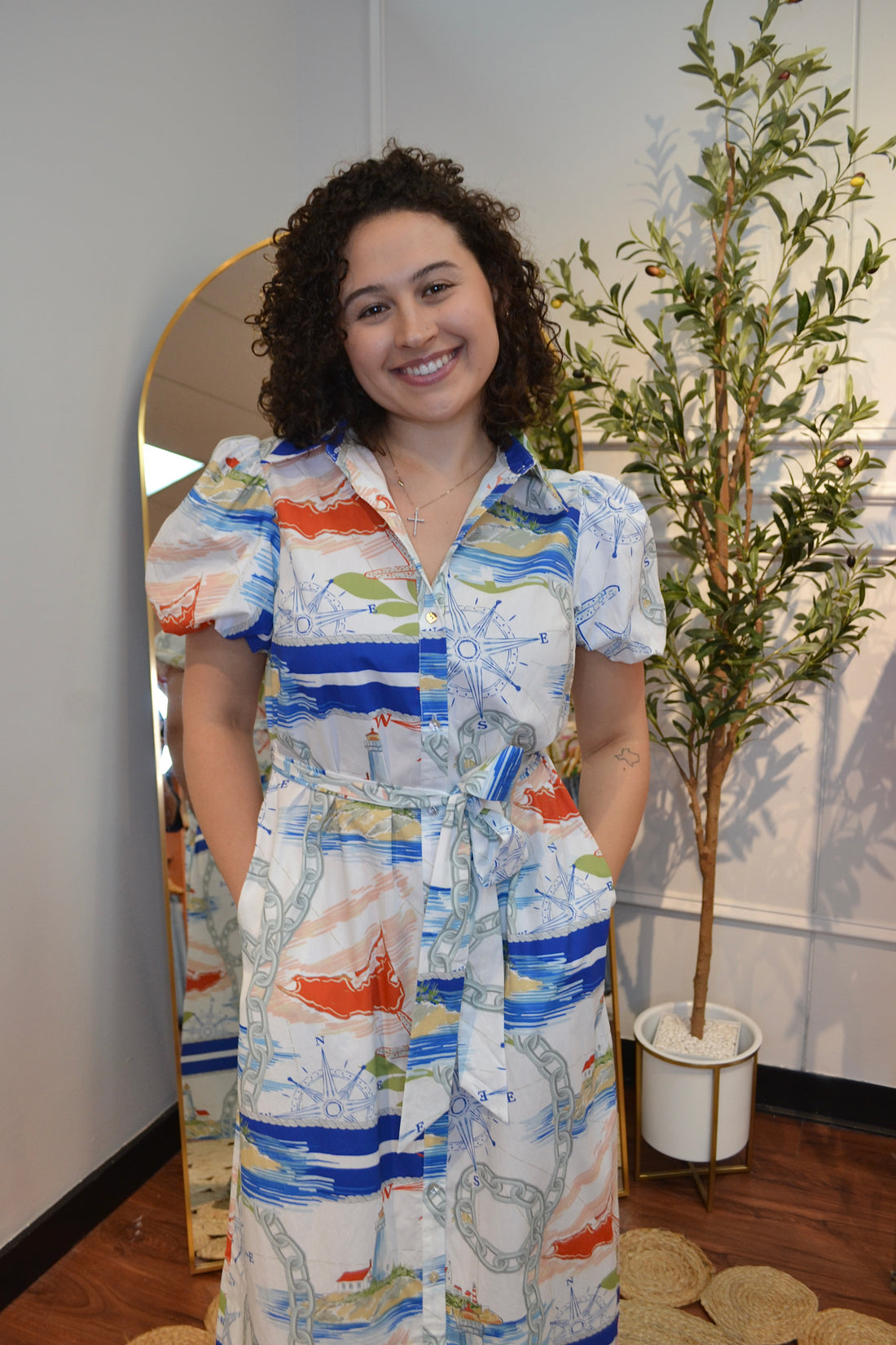 Ocean Voyage Midi Dress By lovewednesday