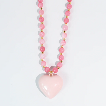 Sweet Rose Heart Necklace By Treasure Jewels