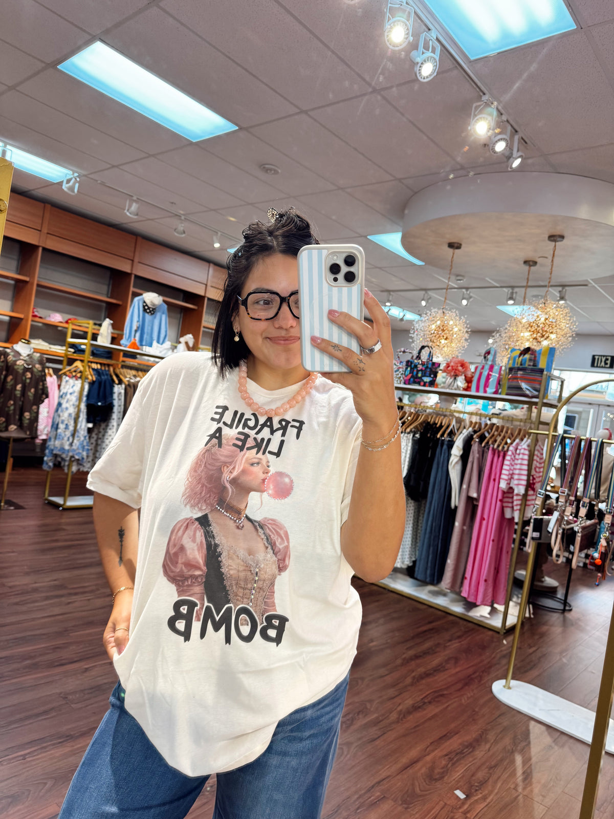 Fragile Like A B*Mb Graphic Tee By Keep It Gypsy
